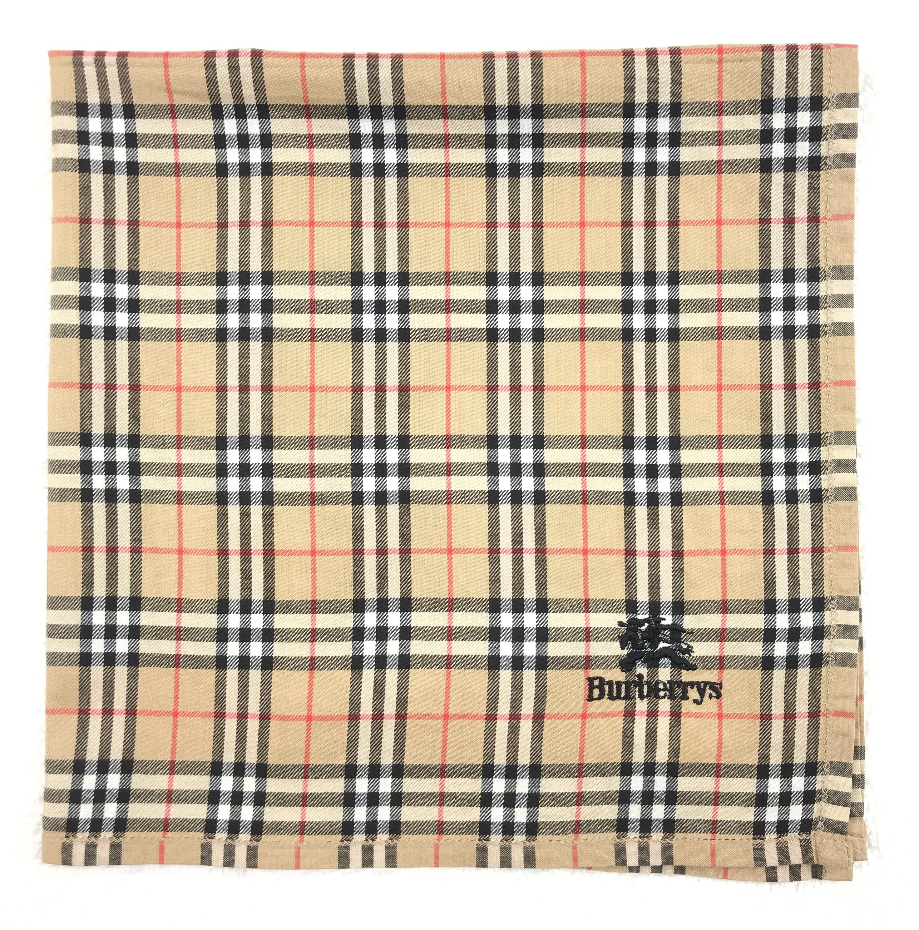 Burberry × Vintage Vintage Burberry Nova Check Bandana Neckerchief Handkerchief Size ONE SIZE - 2 Thumbnail