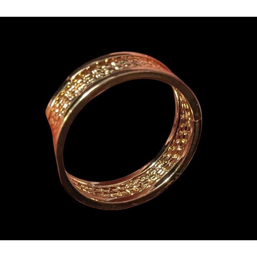 Other Gold Tone Rope Textured Fashion Ring Size 7 Size ONE SIZE - 11 Thumbnail