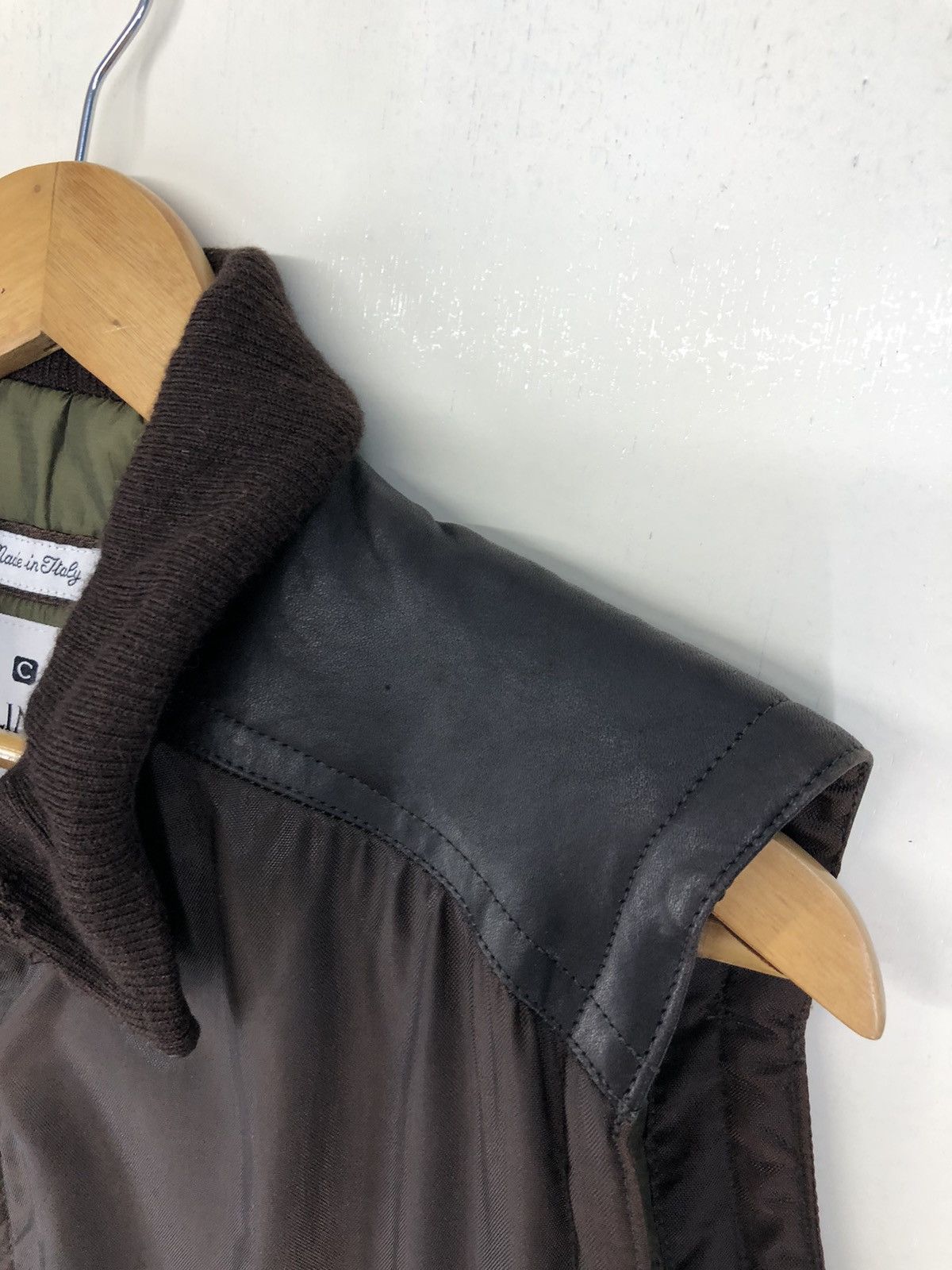 Vintage Vintage Clima Leather Shoulder Vest Jacket Size US L / EU 52-54 / 3 - 11 Thumbnail