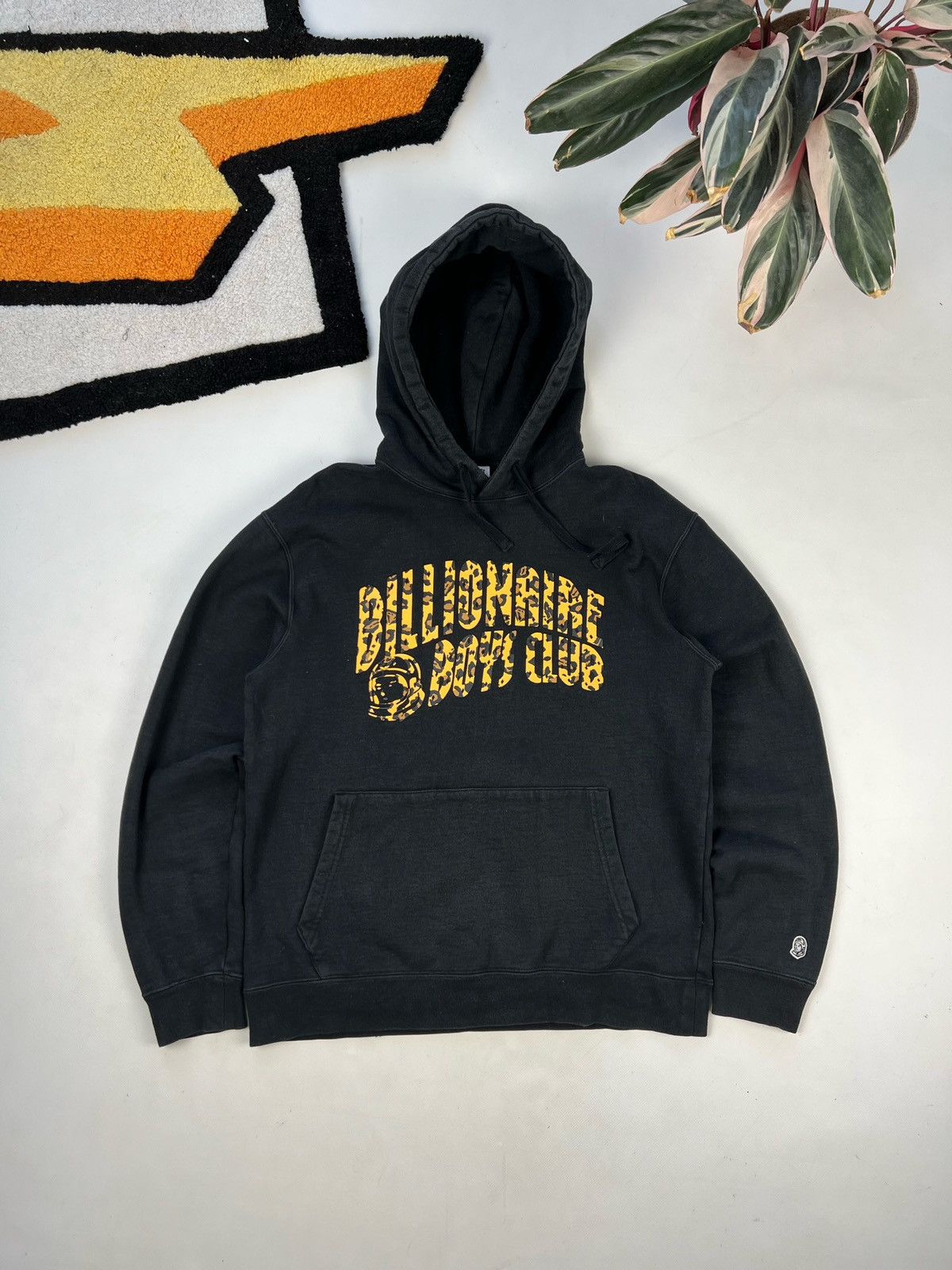 Sweat à Capuche Billionaire Boys Club – XL Noir, Imprimé Léopard, BBC Pharrell