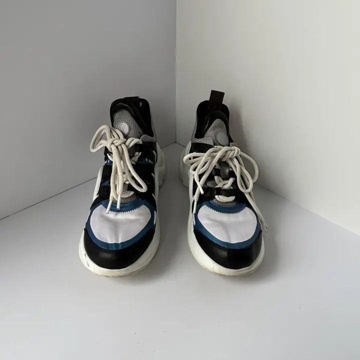 Louis Vuitton Louis Vuitton Leather Sporty Casual Sneakers -2508 Size US 5.5 / EU 38 - 2 Thumbnail