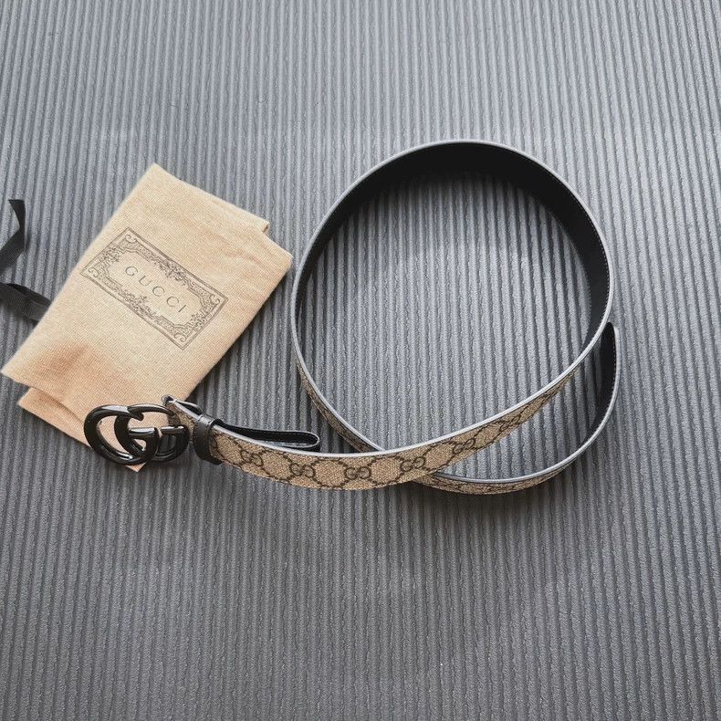 Gucci Gucci Size85 Full-printed small belt Size ONE SIZE - 3 Thumbnail