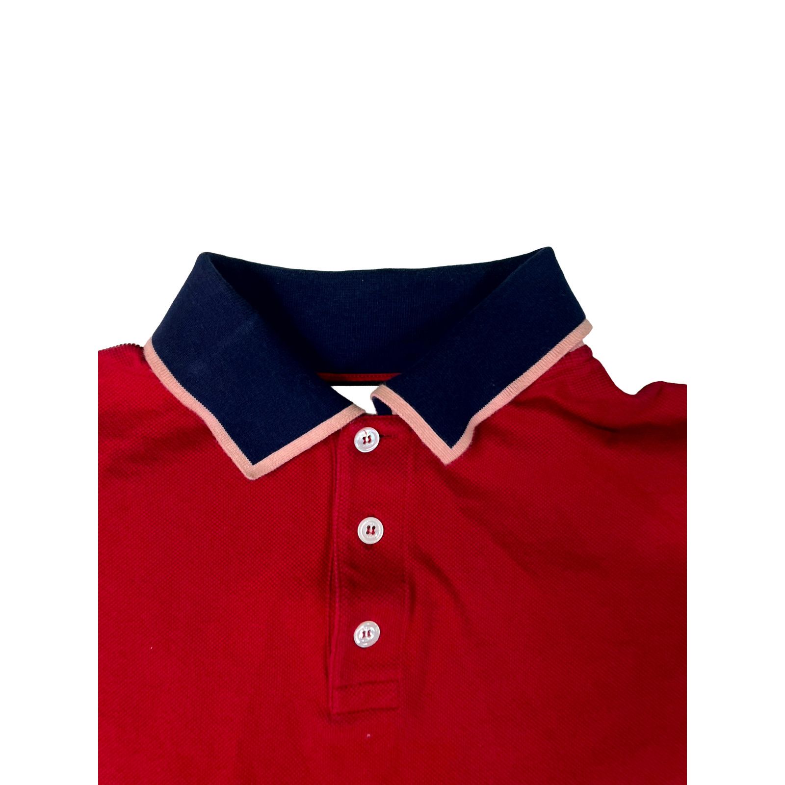 Gucci Gucci Polo Red & Navy Shirt Size US L / EU 52-54 / 3 - 8 Thumbnail