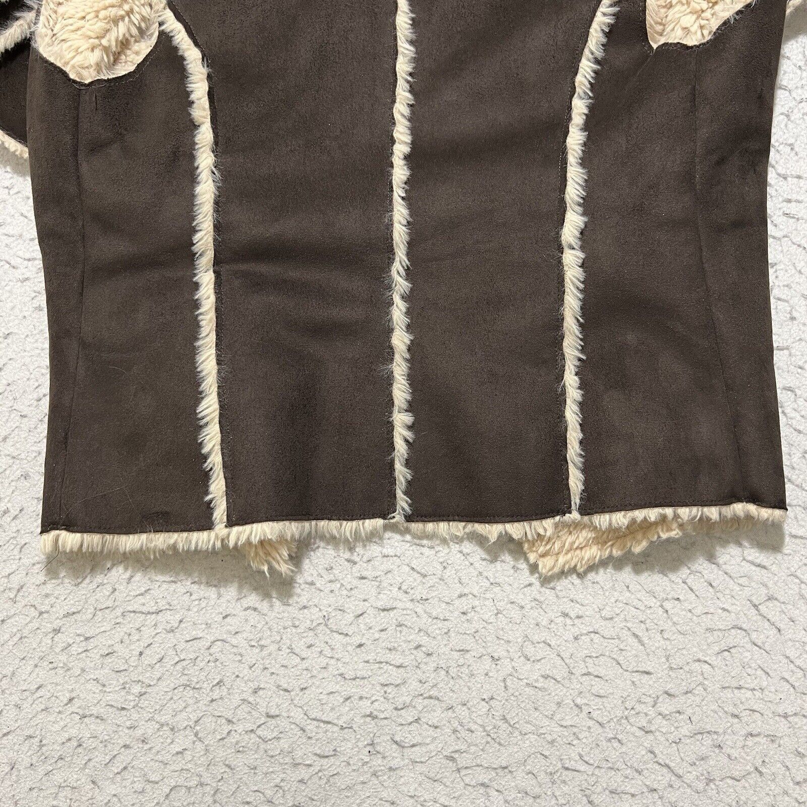 Target Basics Knox Rose Faux Fur Vest Faux Leather Open Front Sleeveless Size M / US 6-8 / IT 42-44 - 11 Thumbnail