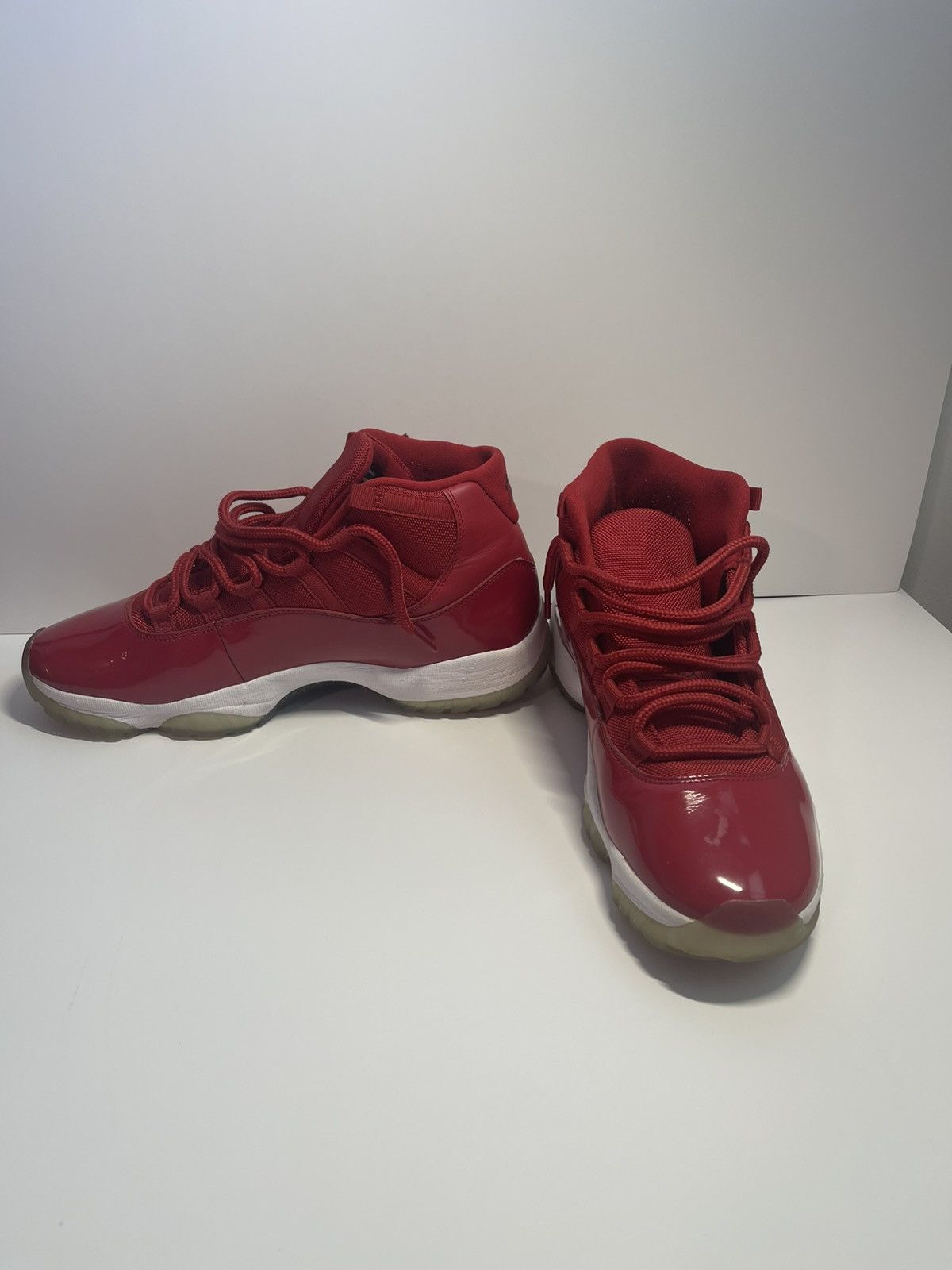 Nike Air Jordan 11 Retro 378037 623 Size 12 Men Red Size US 12 / EU 45 - 4 Thumbnail
