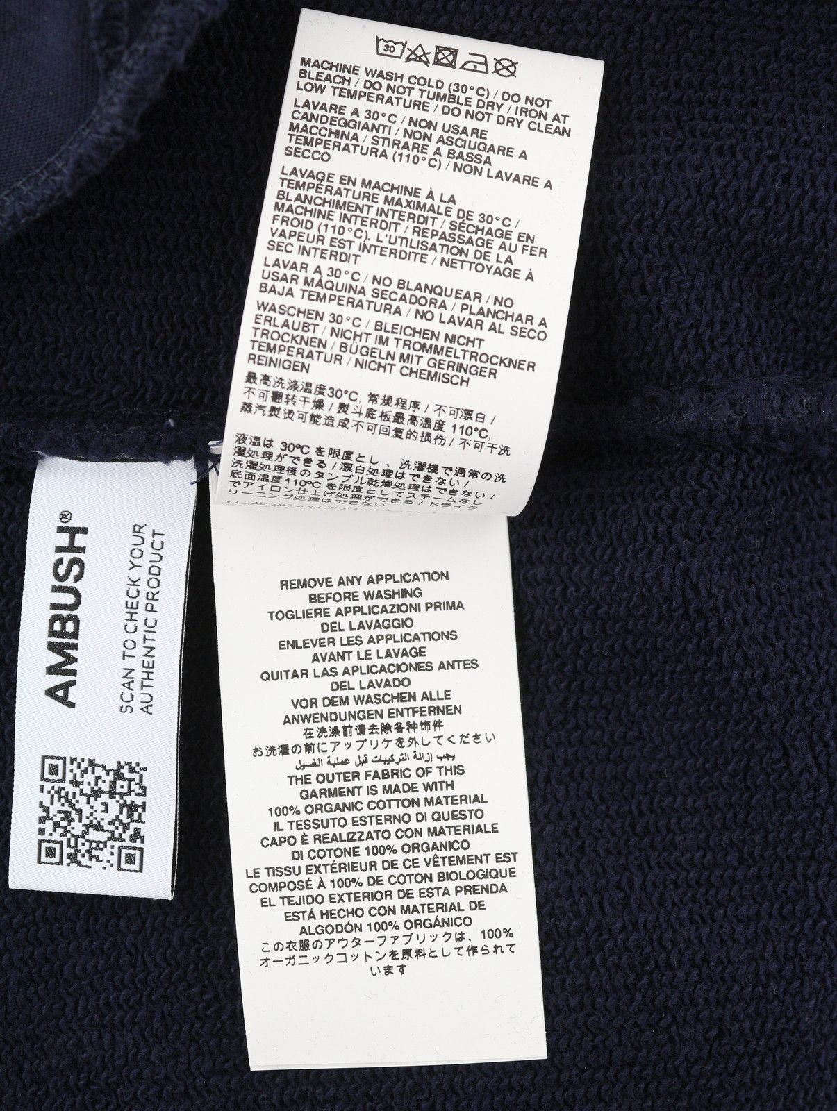 Ambush Design BALLCHAIN NAVY M Faded Kangaroo Pocket RRP1235 87771 Size US M / EU 48-50 / 2 - 8 Thumbnail