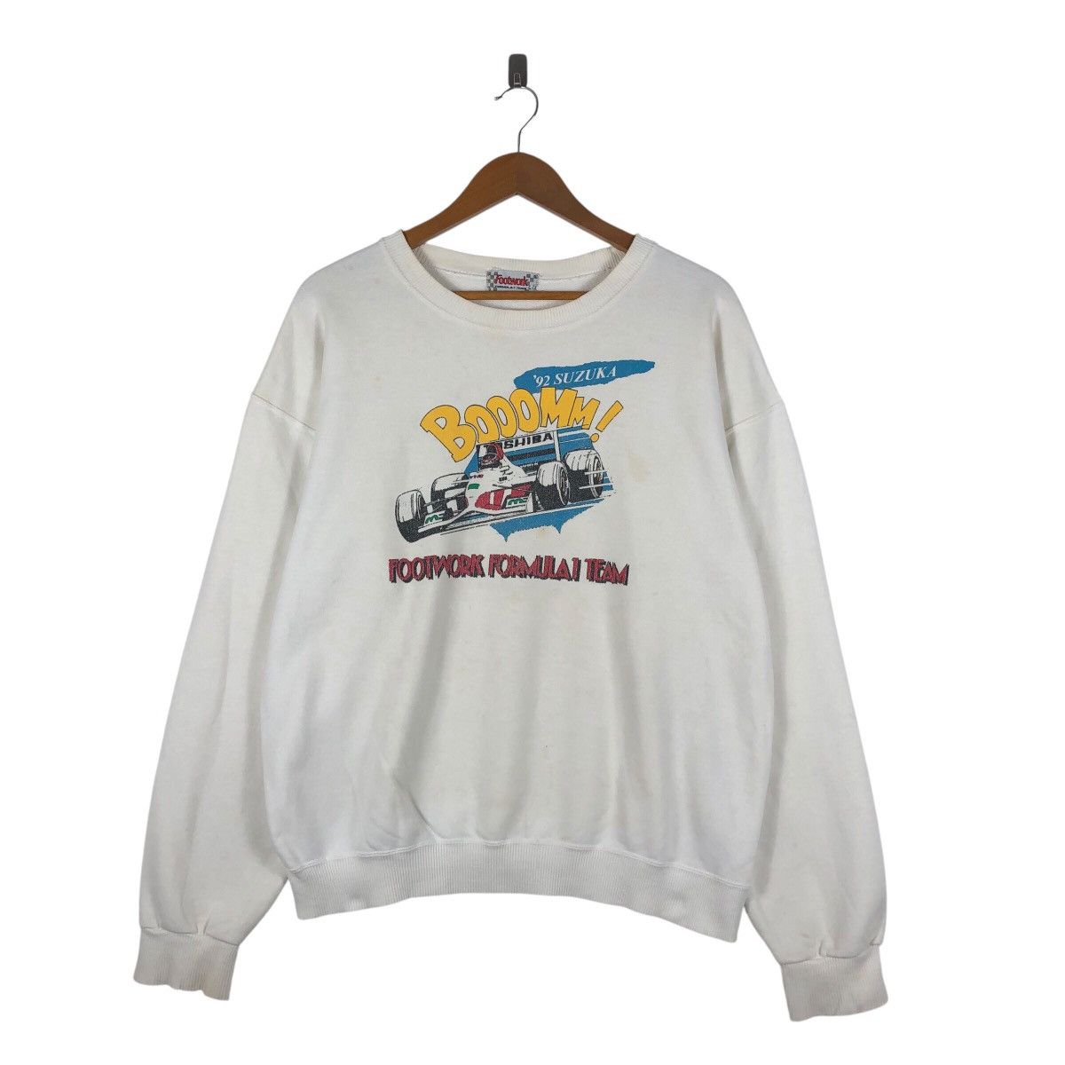 Formula 1 × Honda × Japanese Brand Footwork Formula 1 Team 1992 Suzuka Sweatshirt Size US M / EU 48-50 / 2 - 1 Thumbnail
