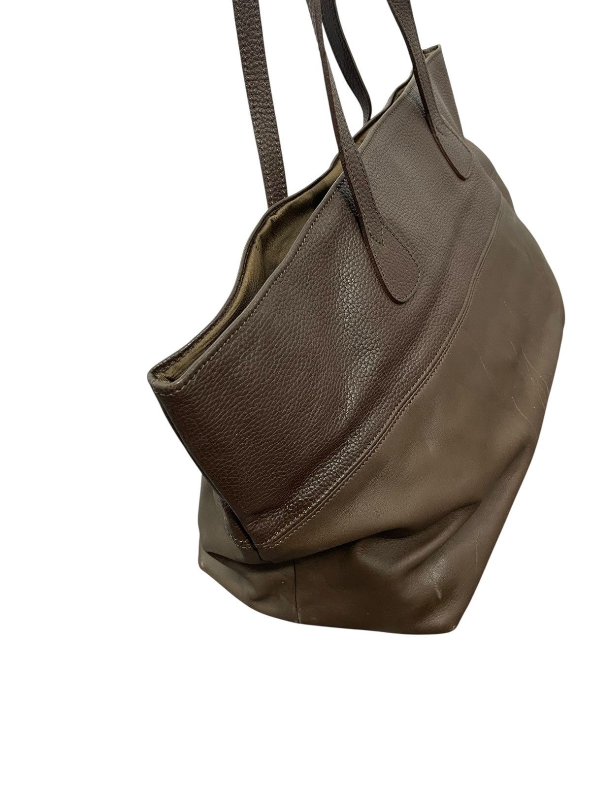 Genuine Leather Full Leather Tusting Handmade in England Tote Bag 6🟩 Size ONE SIZE - 11 Thumbnail