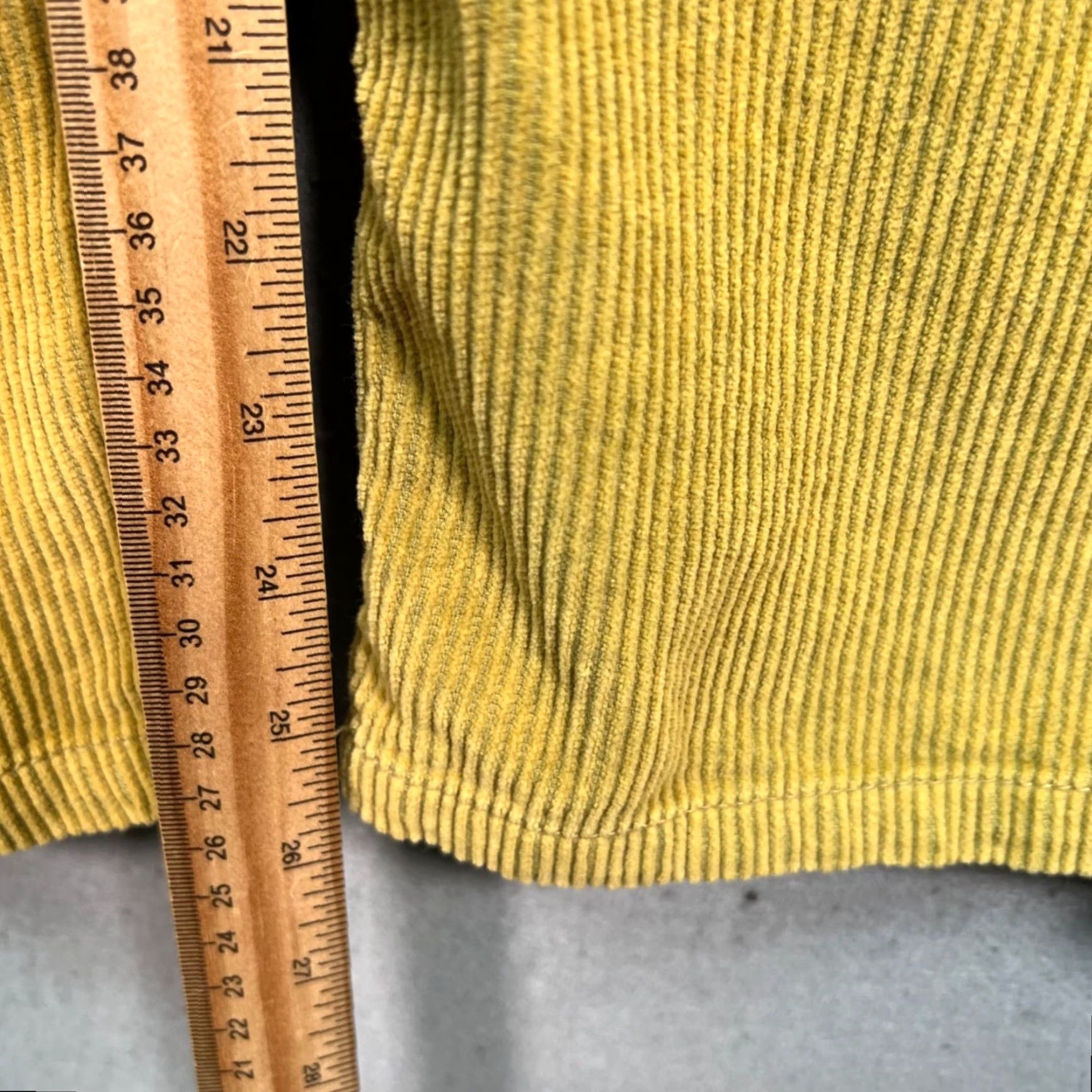 Urban Outfitters BDG Urban Outfitters Womens Pants 24 High-Wide High-Rise Corduroy Yellow Cotton Wide-Leg Pockets Womens Size 42" / US 20 - 7 Thumbnail