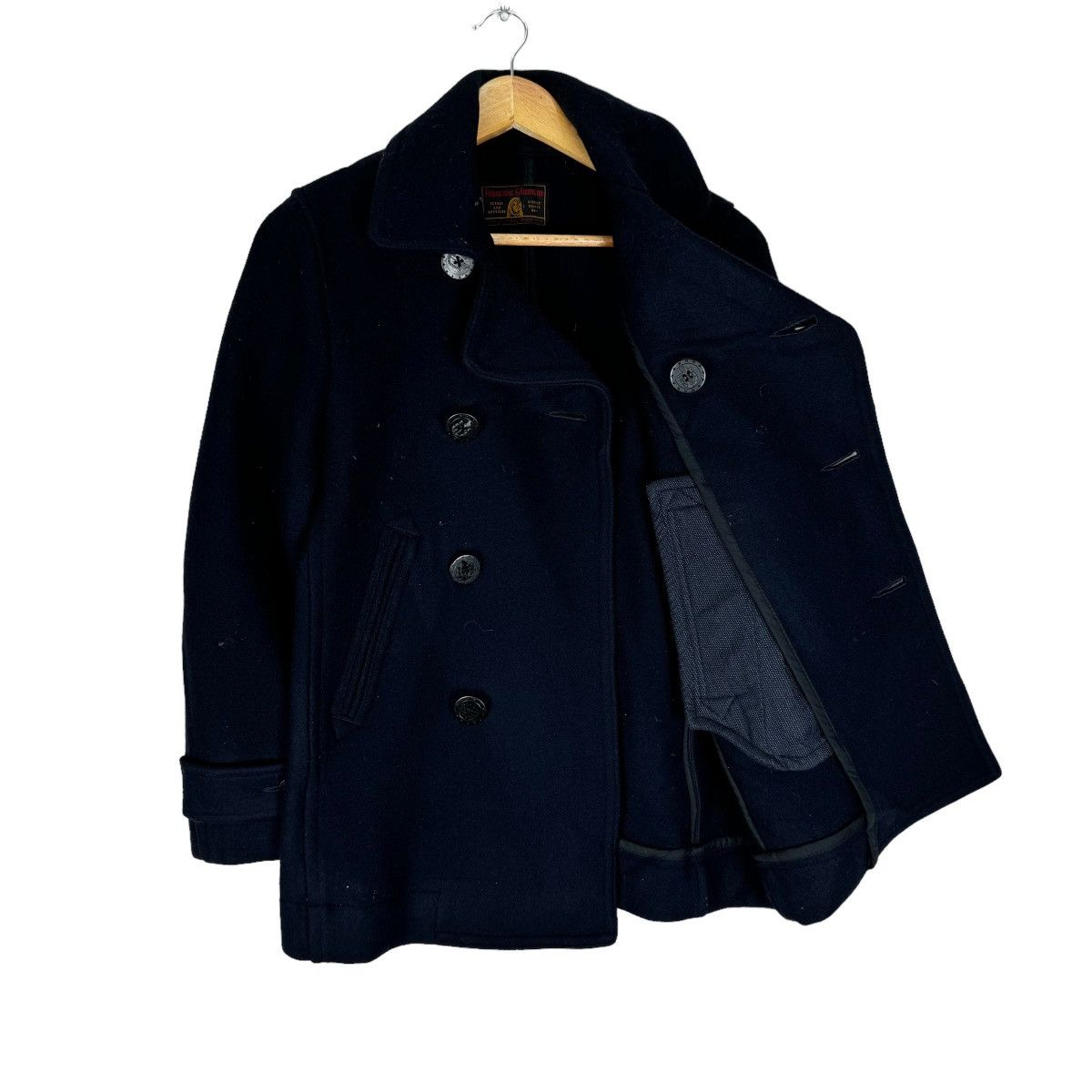 Hysteric Glamour ⚡️HYSTERIC GLAMOUR PEA COAT DOUBLE BREASTED JACKET Size S / US 4 / IT 40 - 6 Thumbnail