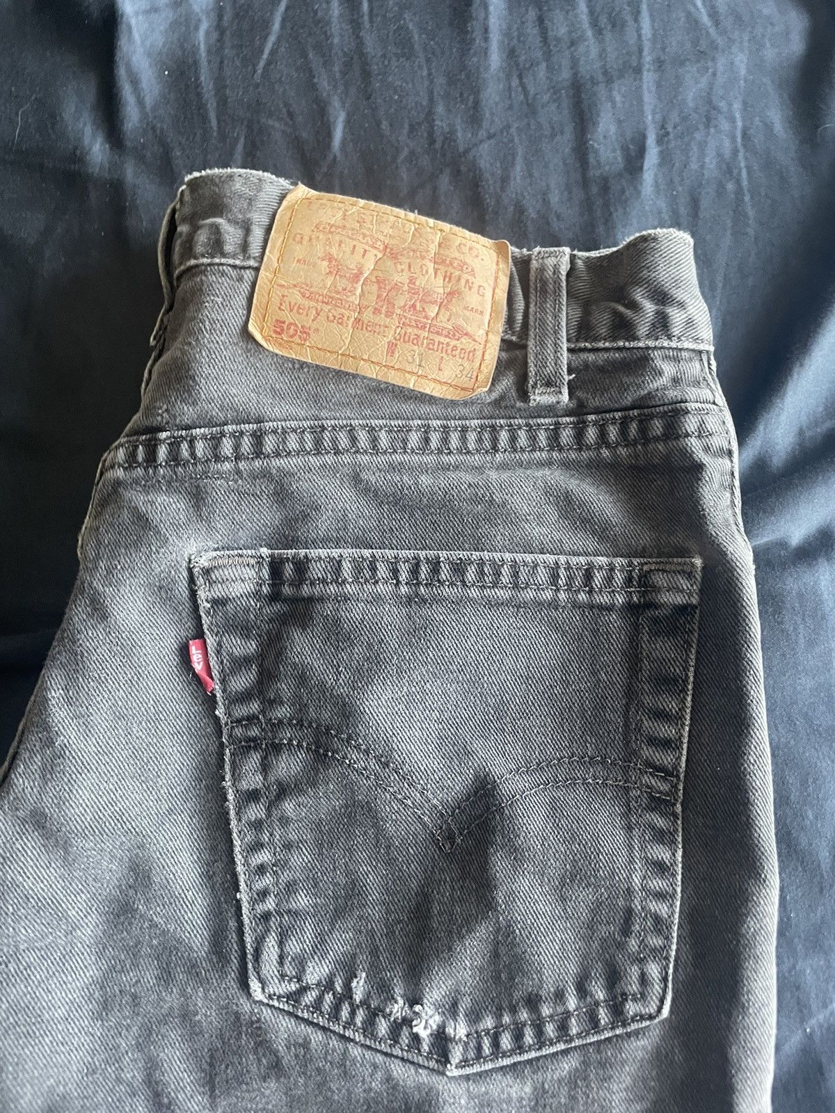 Levi's Levi’s washed black denim Size US 31 - 2 Thumbnail