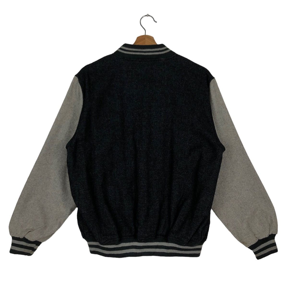Japanese Brand 🔥90’s World Worth Vintage Varsity Jacket Issey Miyake Size US L / EU 52-54 / 3 - 7 Thumbnail