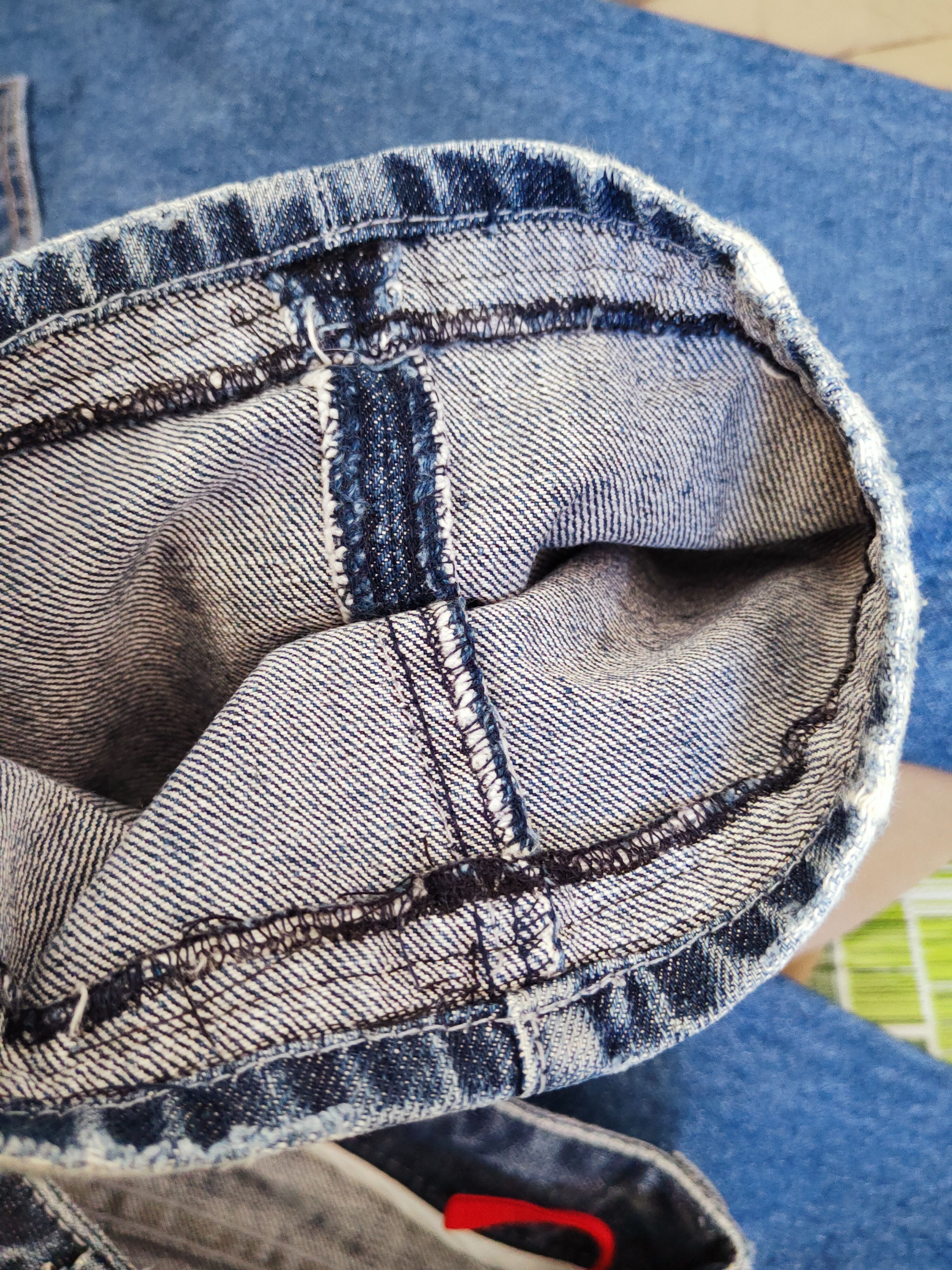 Japanese Brand × Vintage Nii Blue Distressed Ripped Jeans #W891 Size 29" - 13 Thumbnail