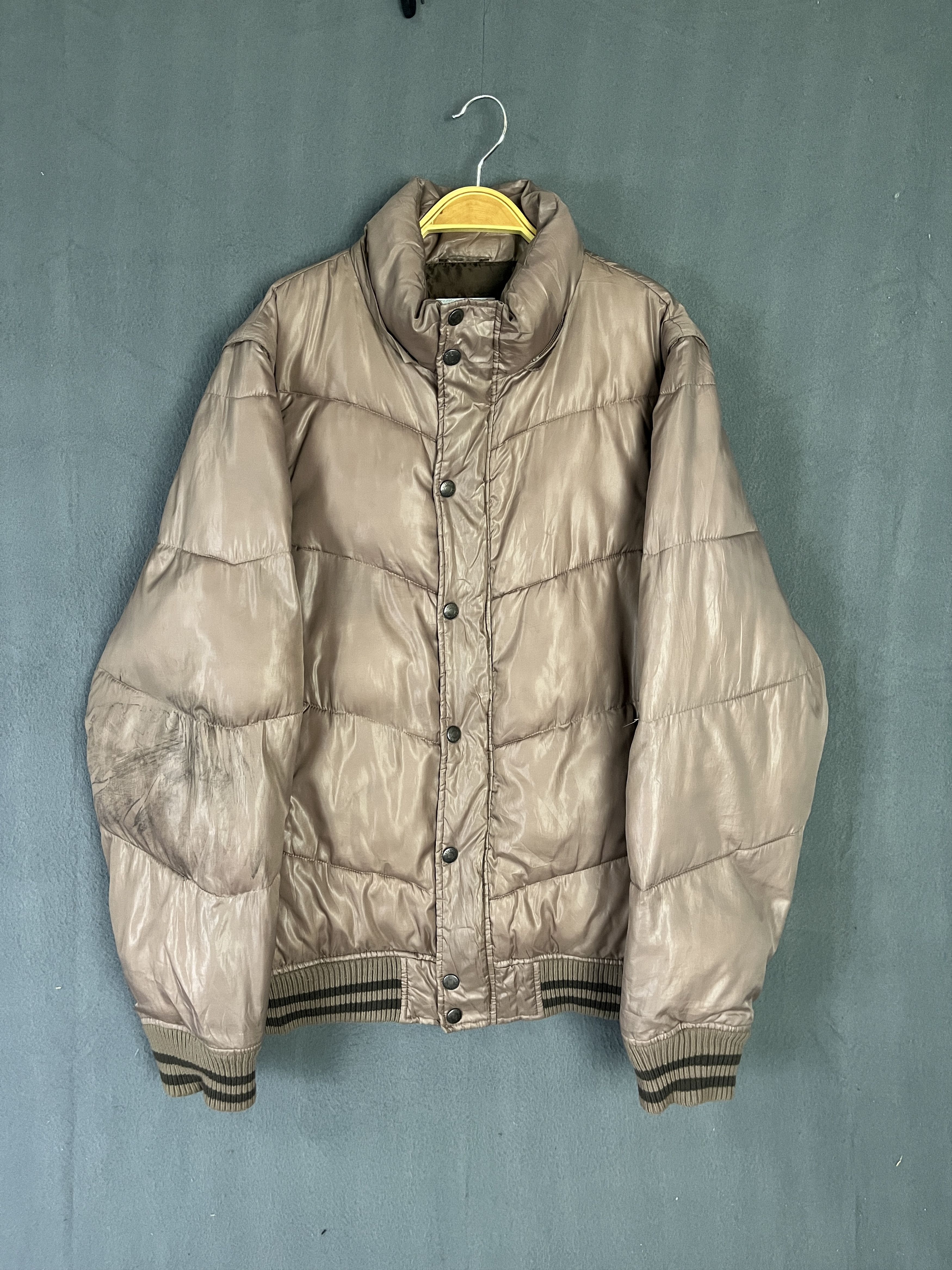 Converse Converse Puffer Down Detachable Sleeves Bronze Vest Jacket Size US L / EU 52-54 / 3 - 1 Thumbnail
