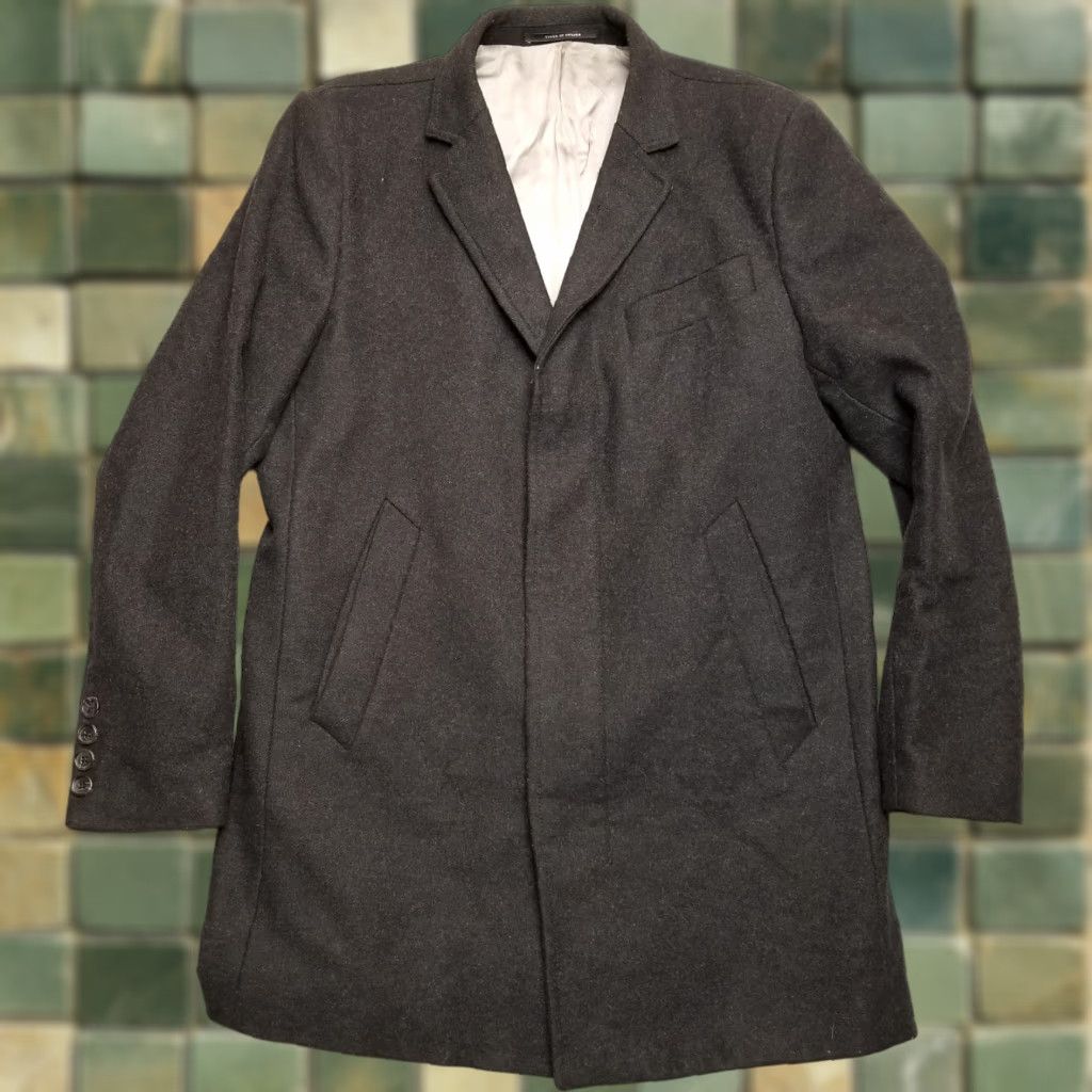 Tiger of Sweden VINTAGE Tiger of Sweden Coat Mens 44 Charcoal 80% Wool Overcoat Jacket Wilhelm 4 Casual Size US S / EU 44-46 / 1 - 1 Thumbnail