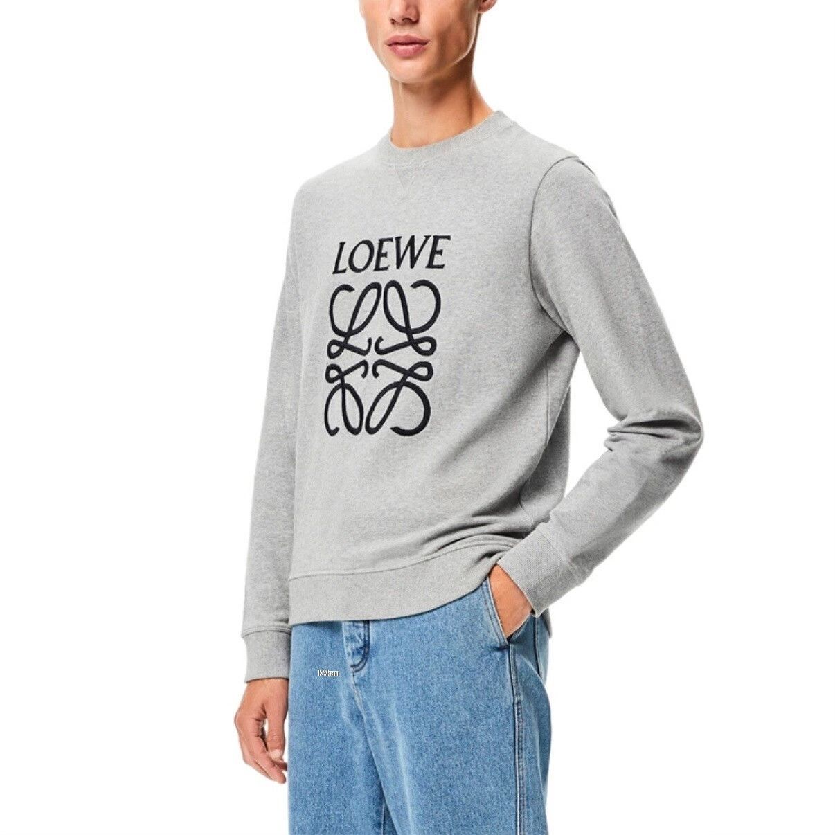 Loewe Loewe XL Logo Embroidered Sweatshirt Size US XL / EU 56 / 4 - 6 Thumbnail