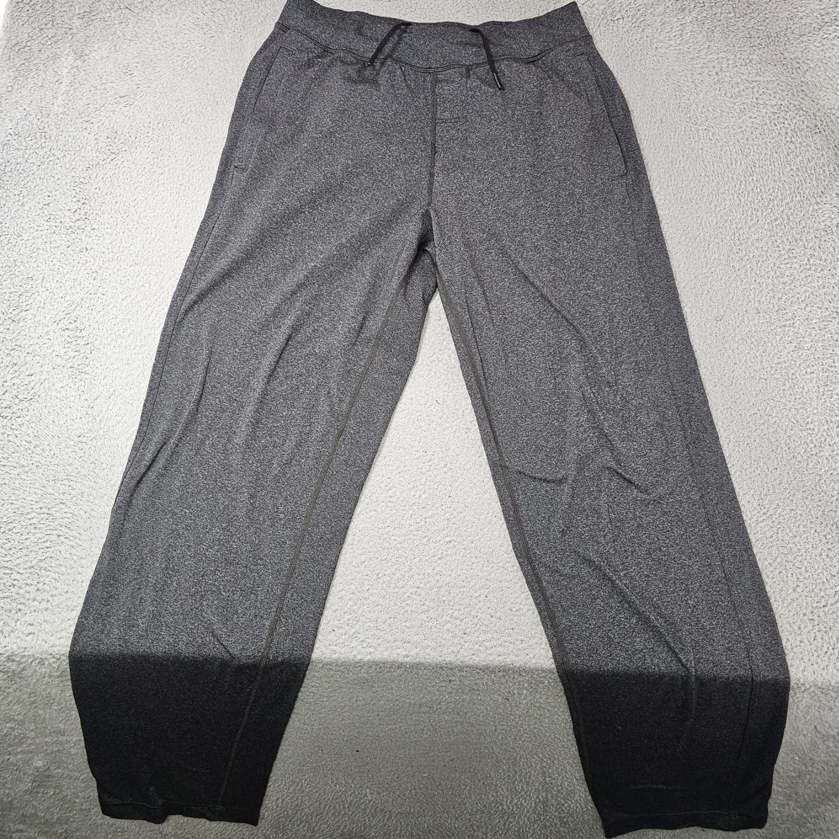 Lululemon Lululemon Jogger Pants Mens 32 Gray Knit Elastic Waist Pockets Running Athletic Size US 32 / EU 48 - 2 Thumbnail