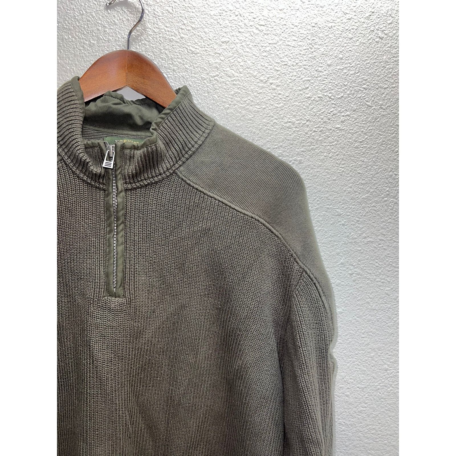 Orvis Orvis Charles F. Orvis Sweater Signature Green 1/4 Zip XL Size US XL / EU 56 / 4 - 3 Thumbnail