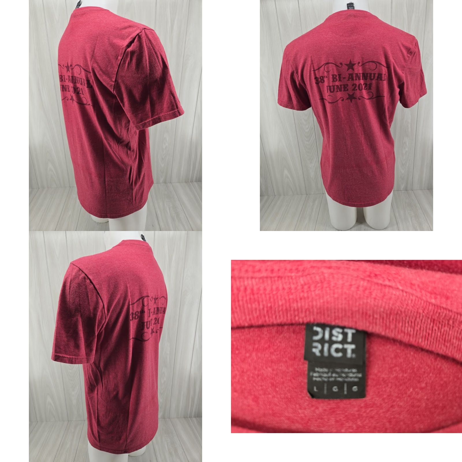 Vintage Loretta Lynn’s Trail Ride Large T Shirt Red Men T-Shirt Short Sleeve Cotton District Crew Neck Vintage? No Size US L / EU 52-54 / 3 - 8 Thumbnail
