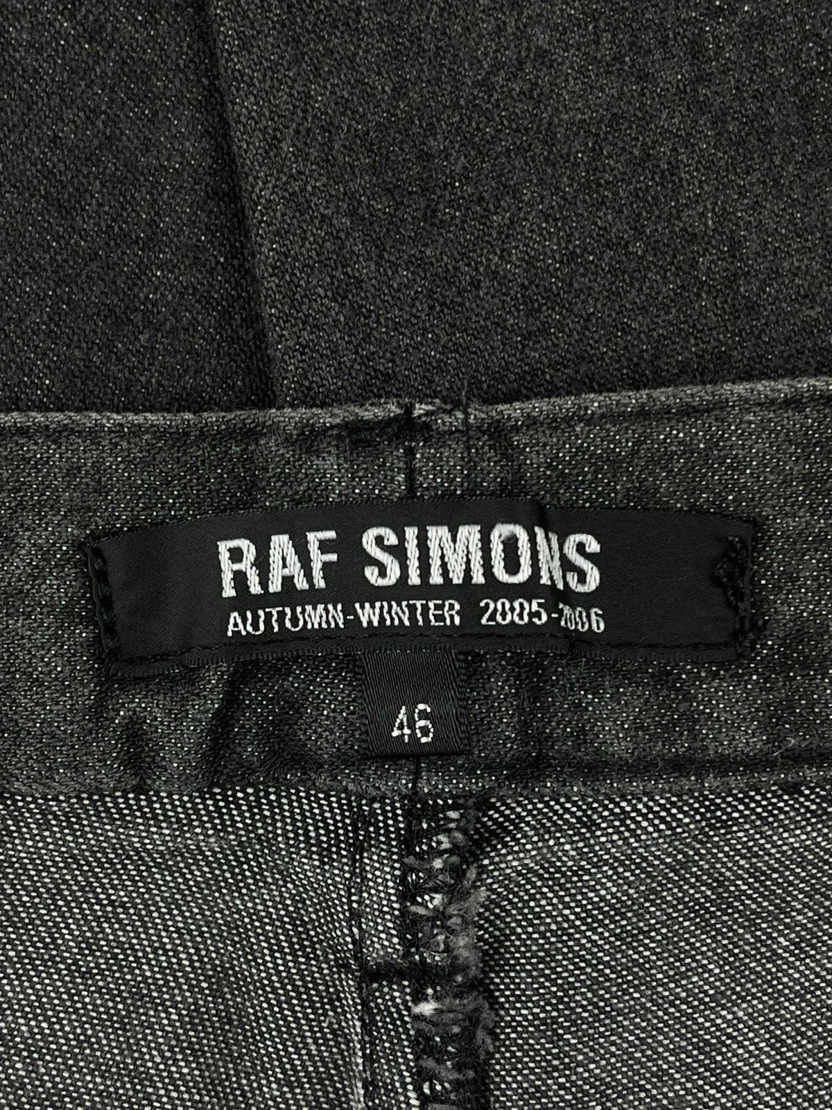Raf Simons AW05 Raf Simons History Of My World Long Grey Denim Jeans Size US 30 / EU 46 - 5 Thumbnail