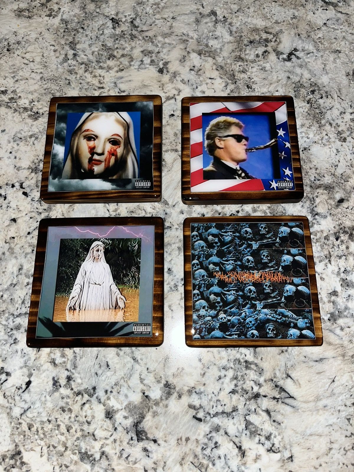 Other Suicideboys drink coasters (4pc set) Size ONE SIZE - 5 Thumbnail