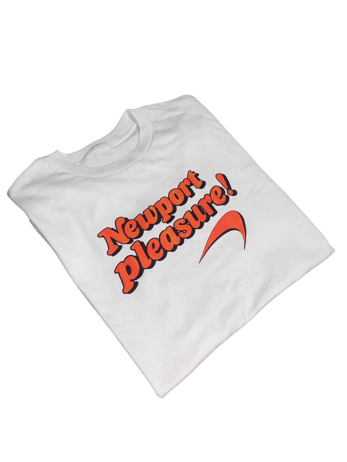 Vintage “Newport Pleasure” Vintage Y2K style T-shirt remake Size US S / EU 44-46 / 1 - 1 Thumbnail
