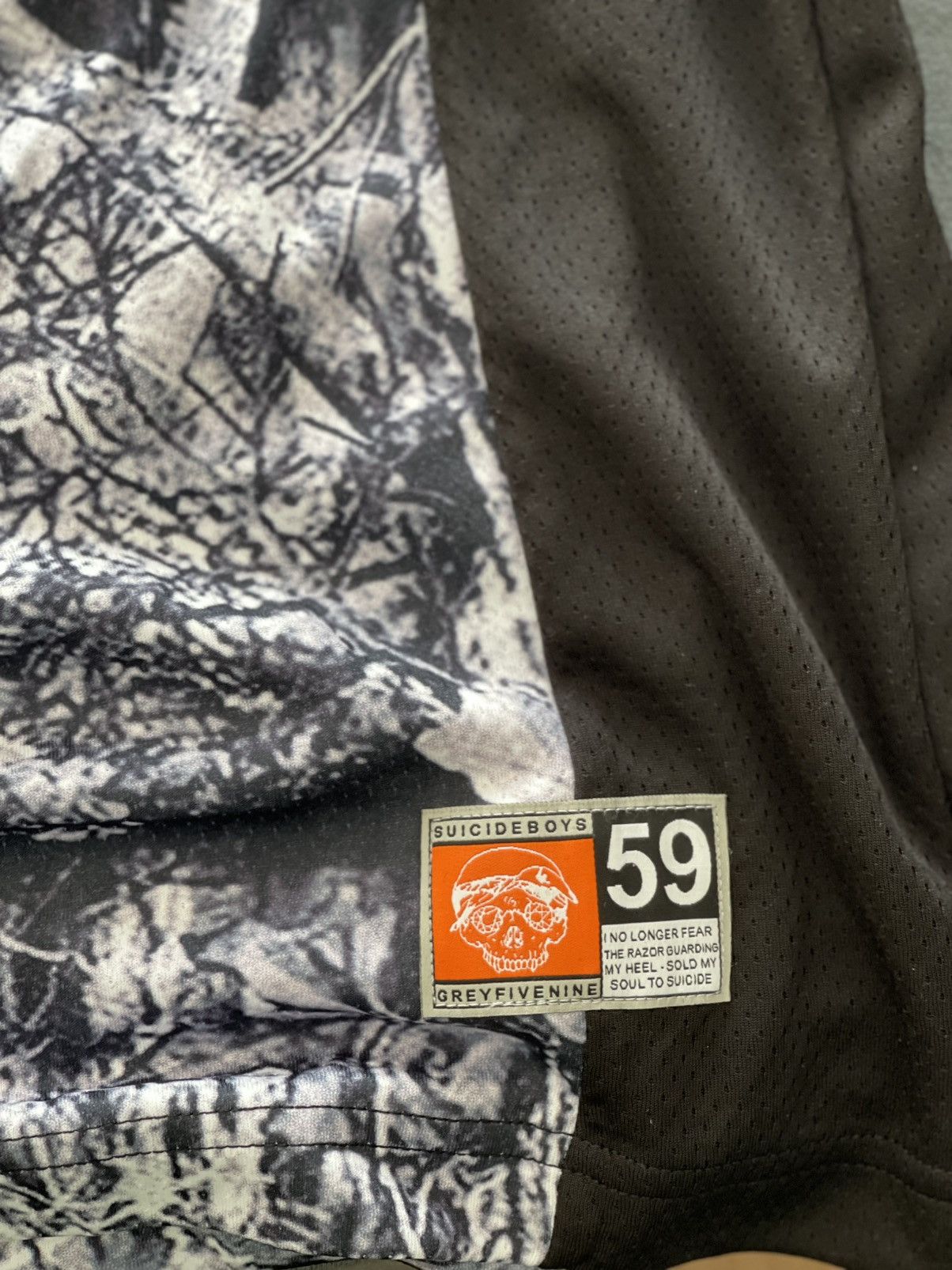 G59 Records G59 “5” FOOTBALL JERSEY (CAMO) Size US XL / EU 56 / 4 - 5 Thumbnail