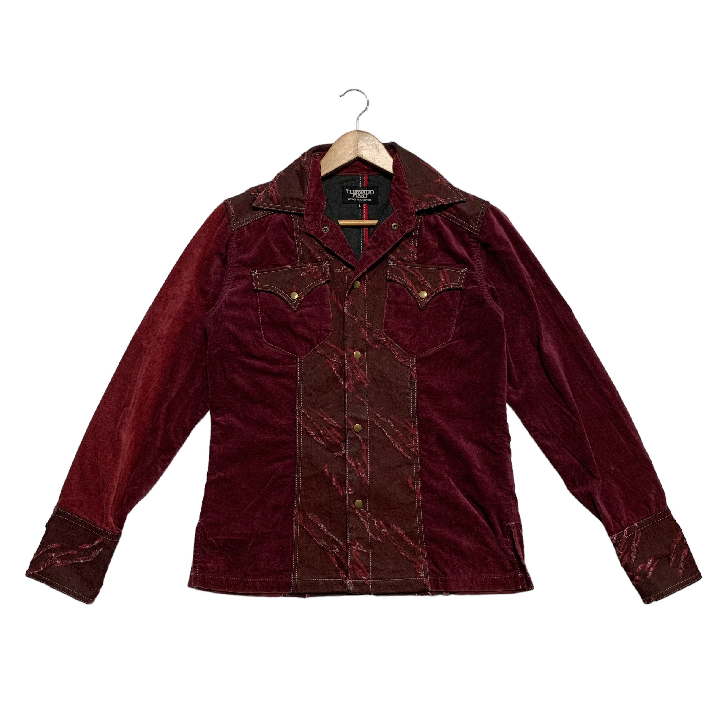 image of Tornado Mart Nice Design Jacket in Red, Men's (Size Medium)