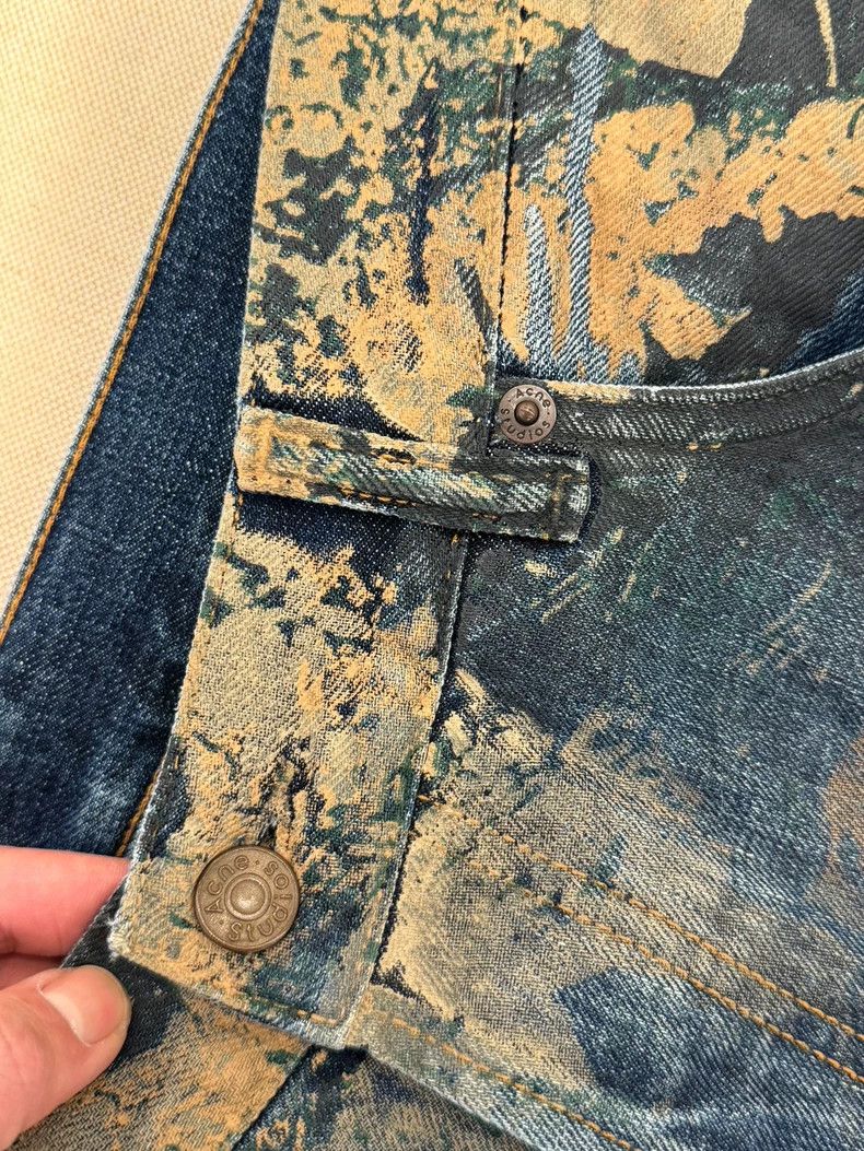 Acne Studios Acne studios Vintage 3d printed jeans 2502-Nextarrow Size US 32 / EU 48 - 3 Thumbnail