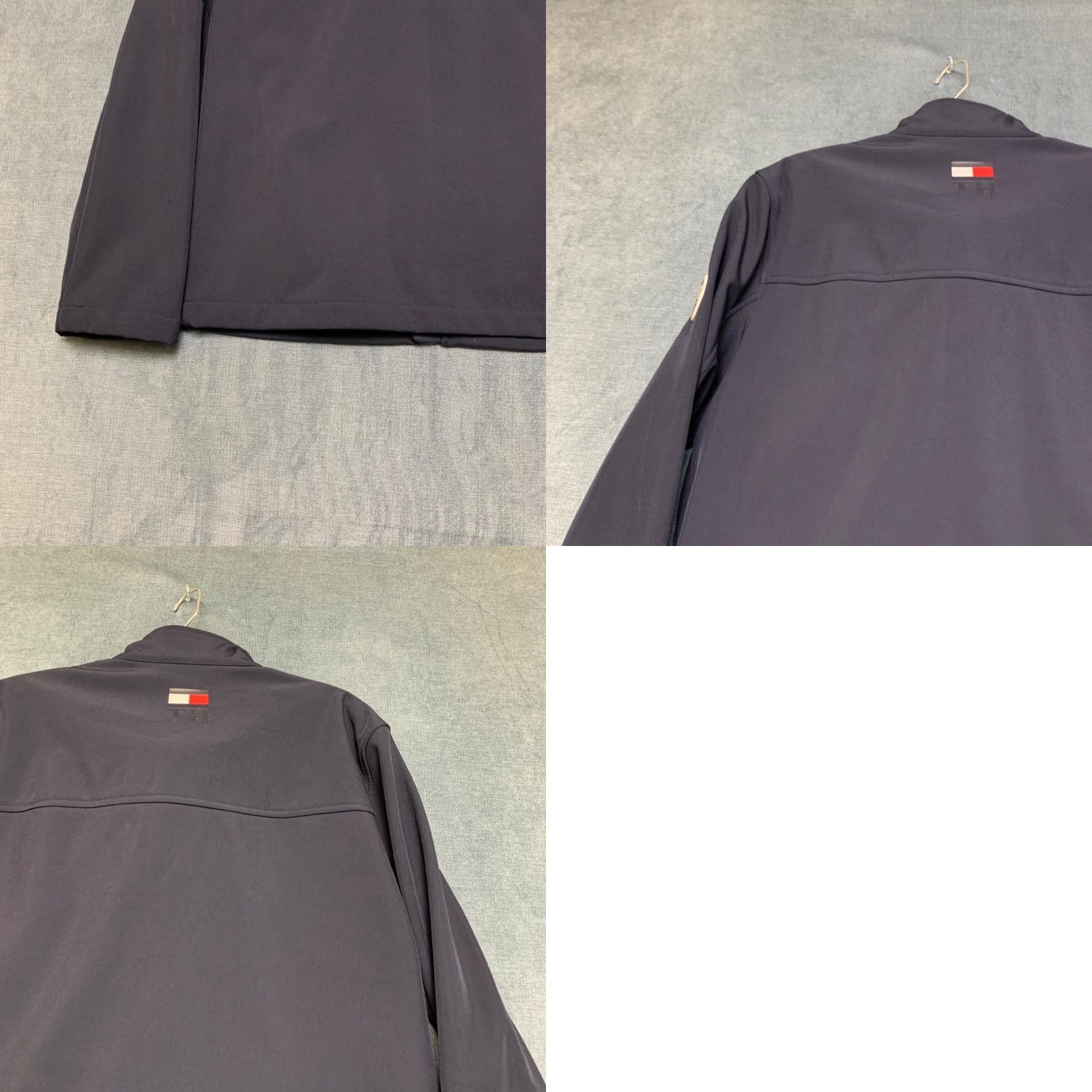 Tommy Hilfiger Tommy Hilfiger Softshell Jacket Men Small Blue Colorblock Fleece Lined Mock Neck Size US S / EU 44-46 / 1 - 9 Thumbnail