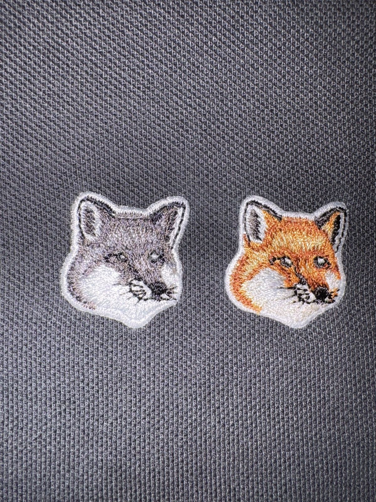 Maison Kitsune Maison kitsune Double head Fox logo round neck T-shirt Size US L / EU 52-54 / 3 - 7 Thumbnail