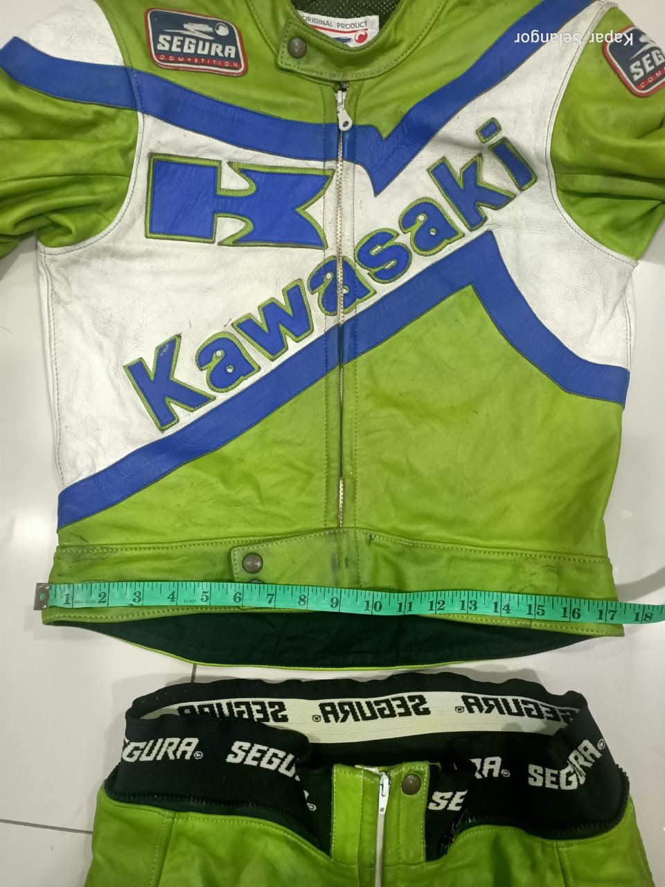 Vintage Vintage segura Kawasaki green racing suit Size US M / EU 48-50 / 2 - 12 Thumbnail