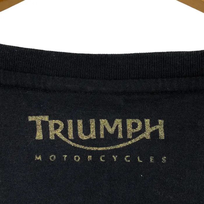 Vintage TRIUMPH MOTORCYCLE BLING Collection Wing Tee Shirt Size XXS / US 00 / IT 34 - 8 Thumbnail