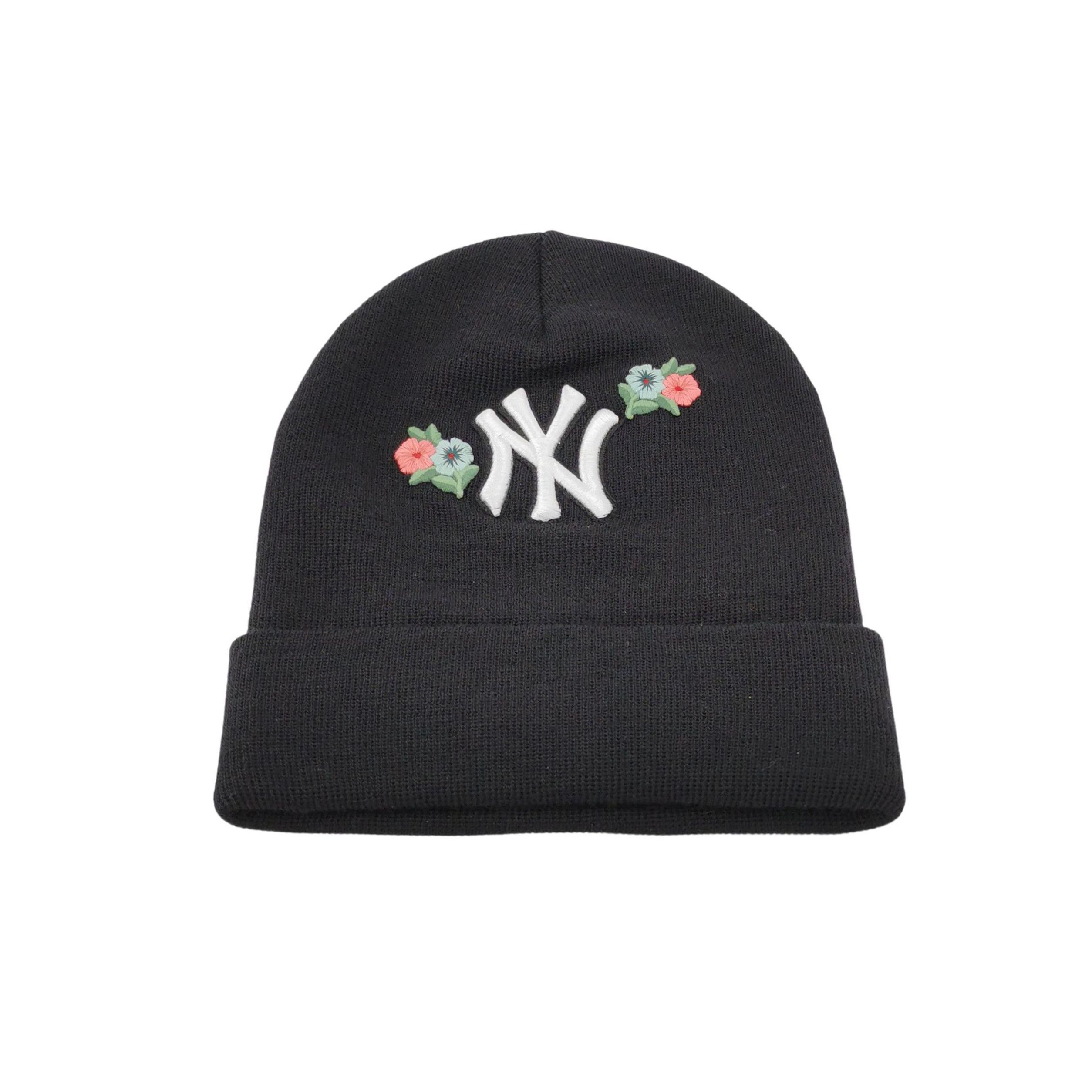 Gucci Gucci x MLB Floral Logo Beanie Hat ONE SIZE Size ONE SIZE - 1 Thumbnail