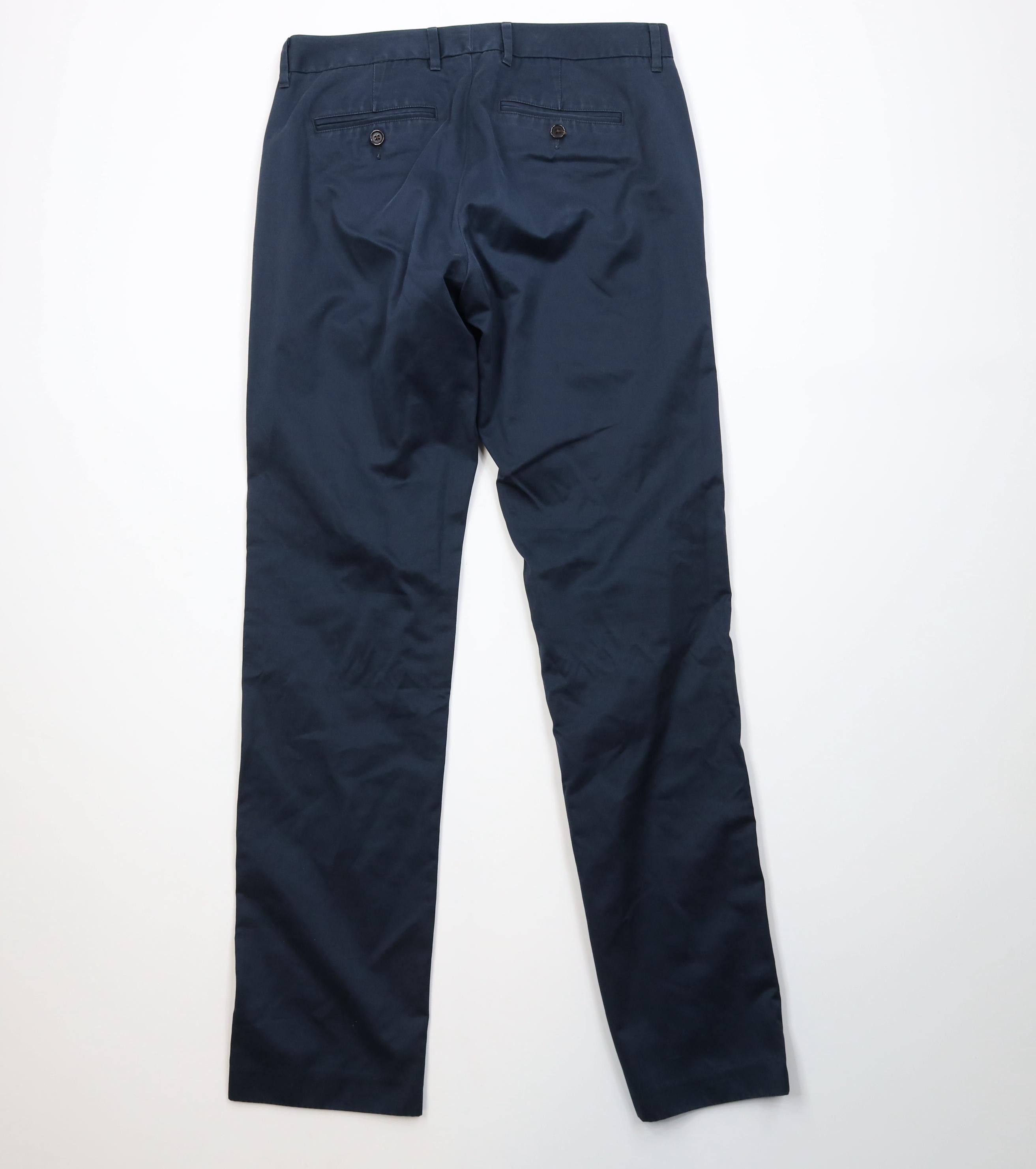 Bonobos Bonobos Monday Slim Fit Chino Pants Trousers Navy Blue Size US 30 / EU 46 - 11 Thumbnail