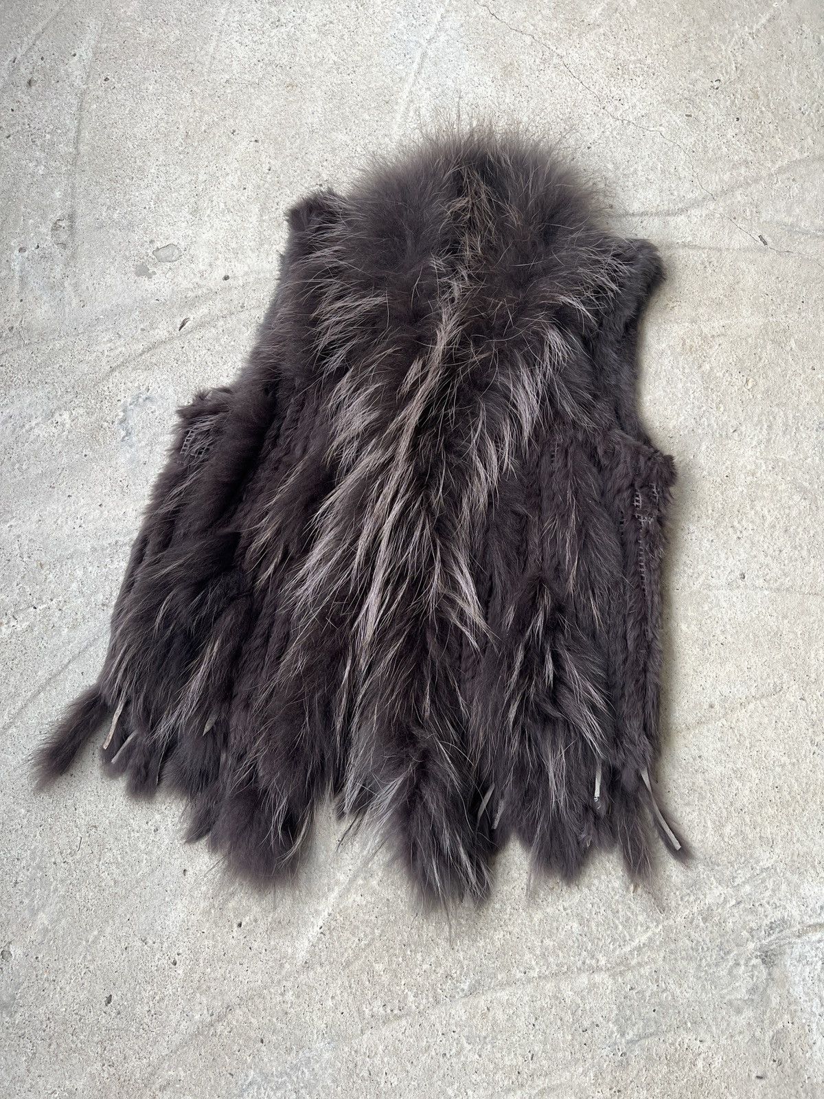 Other F4 Angeliquel Rabbit/Marmot Fur Vest Size L / US 10 / IT 46 - 1 Thumbnail