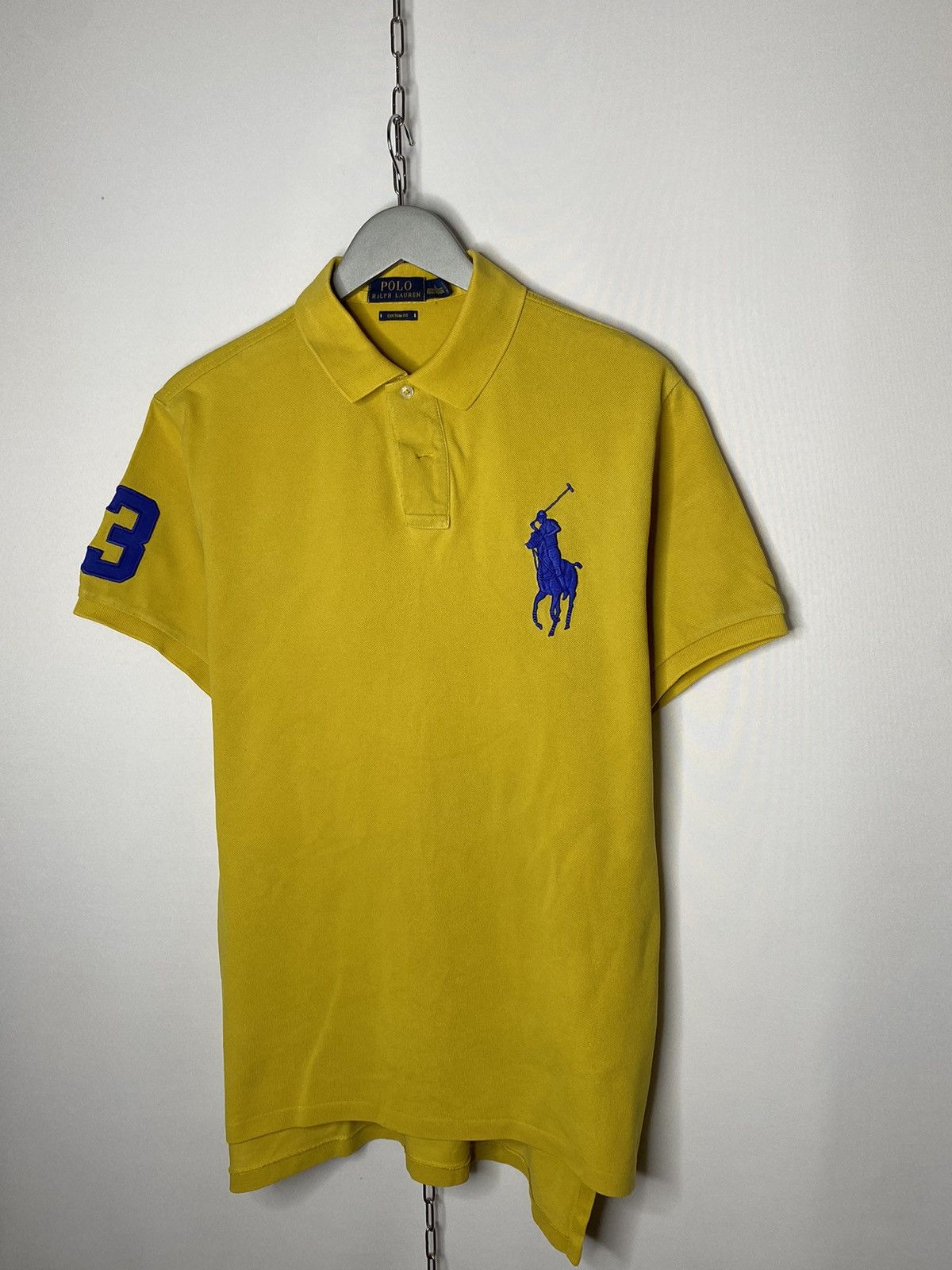 🐎Vintage Polo Ralph Lauren #3 Big Pony Polo Shirt Luxury🐎