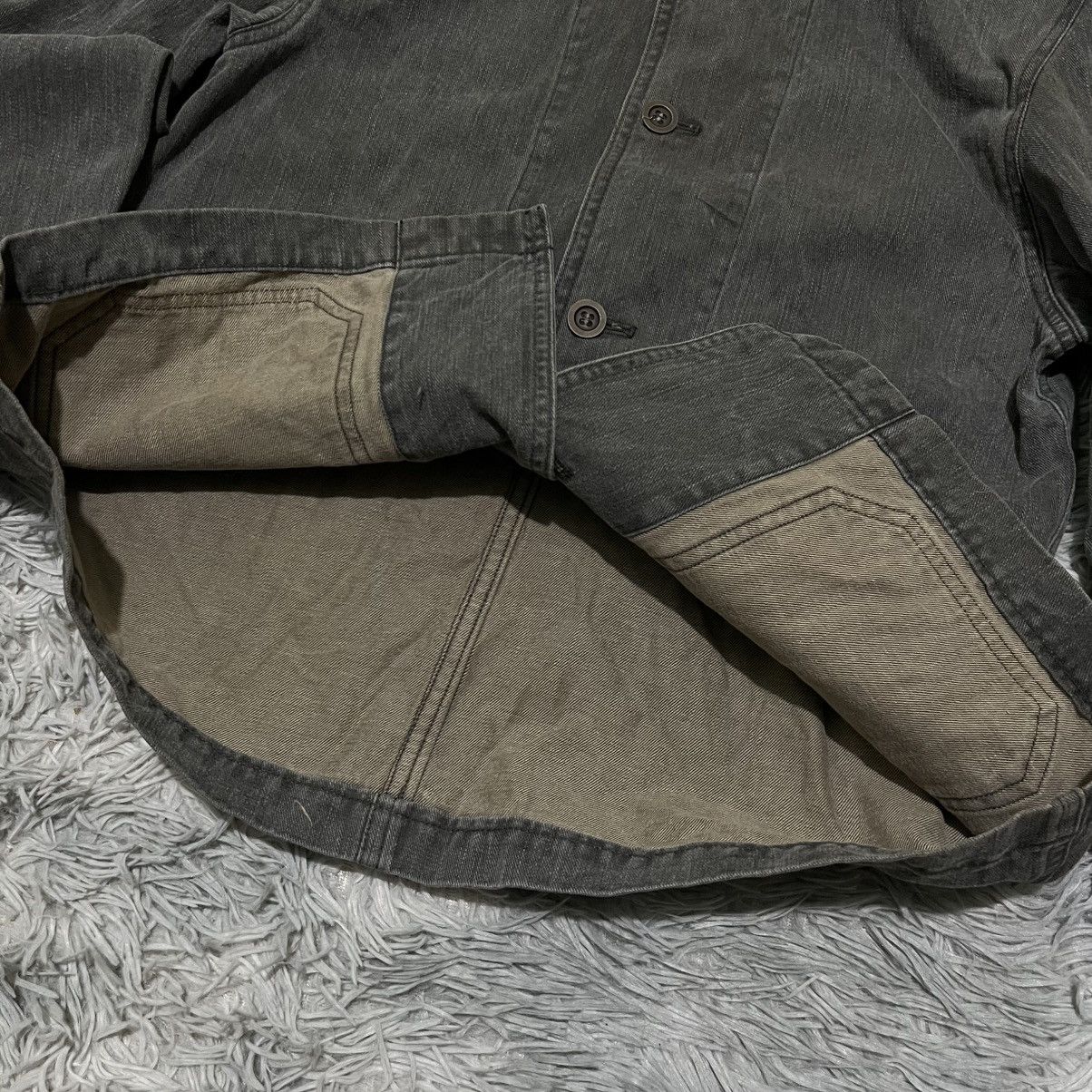 Issey Miyake Issey Miyake Plantation Denim Boxy Jacket Size US S / EU 44-46 / 1 - 8 Thumbnail