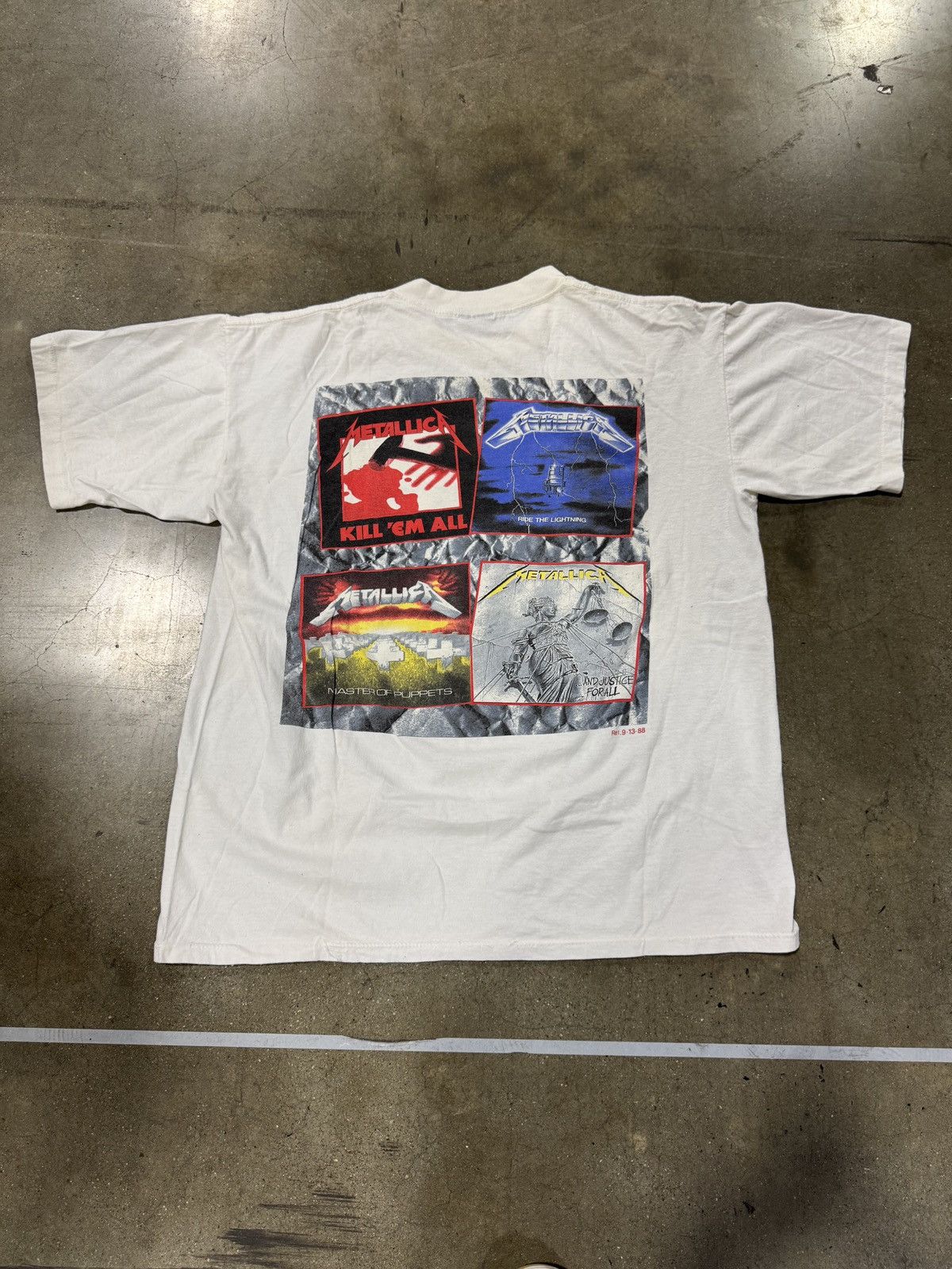 Metallica RARE 1988 Metallica “And Justice For All” T-Shirt Size US XL / EU 56 / 4 - 2 Thumbnail