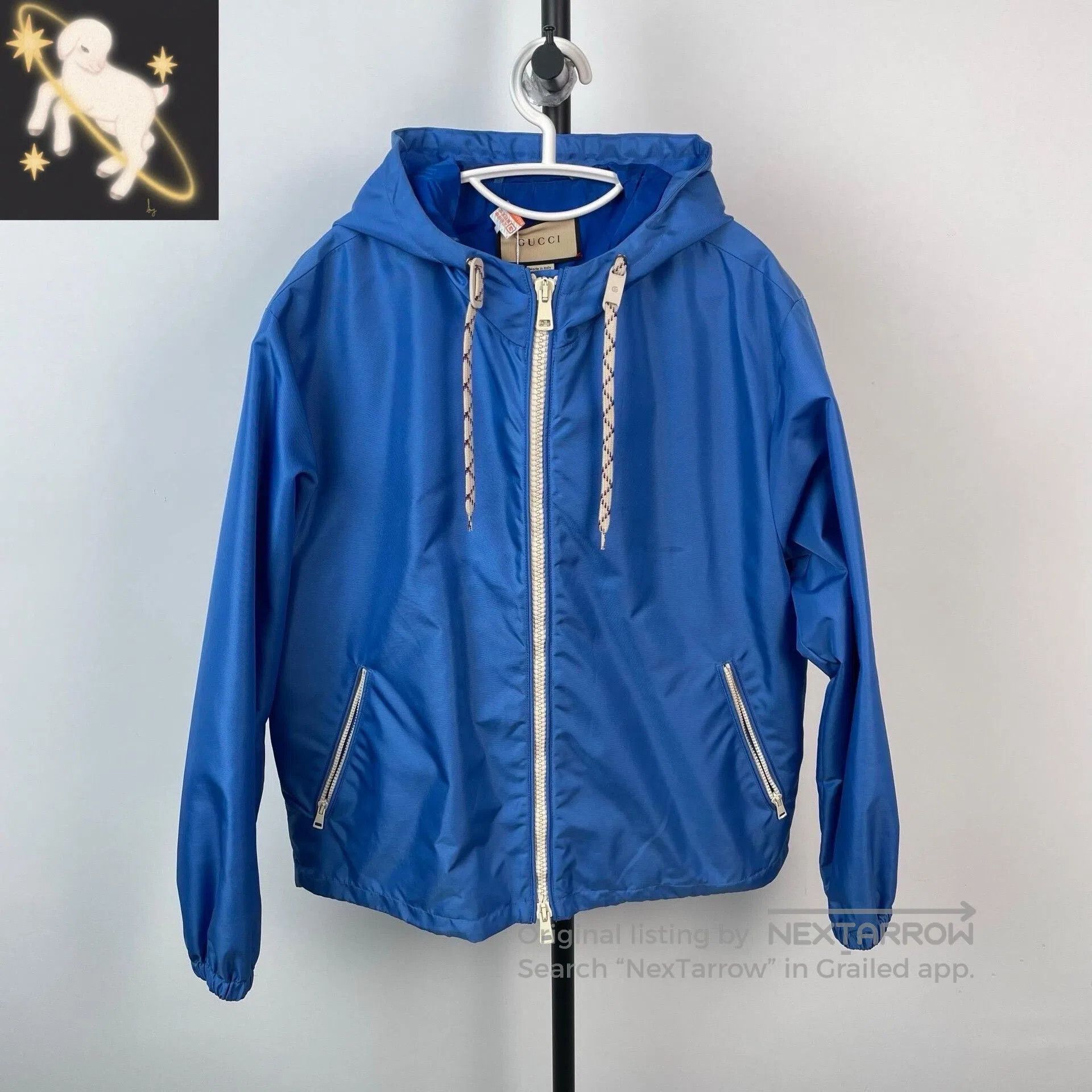 Gucci Gucci Blue Hooded Jacket Size 46. Size US S / EU 44-46 / 1 - 1 Thumbnail