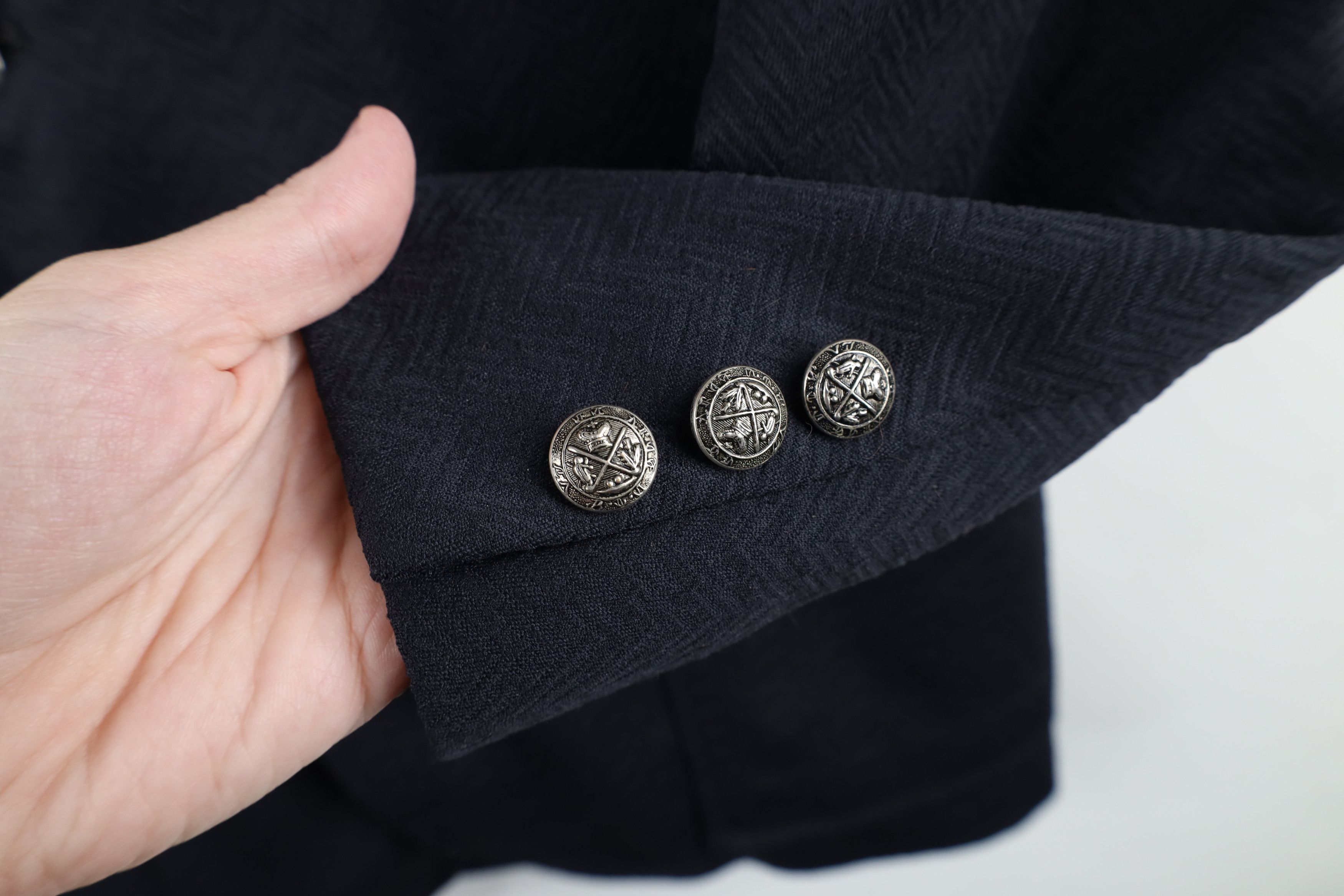 Vintage Vintage 60s 70s Streetwear Herringbone Blazer Jacket USA Size US XL / EU 56 / 4 - 4 Thumbnail