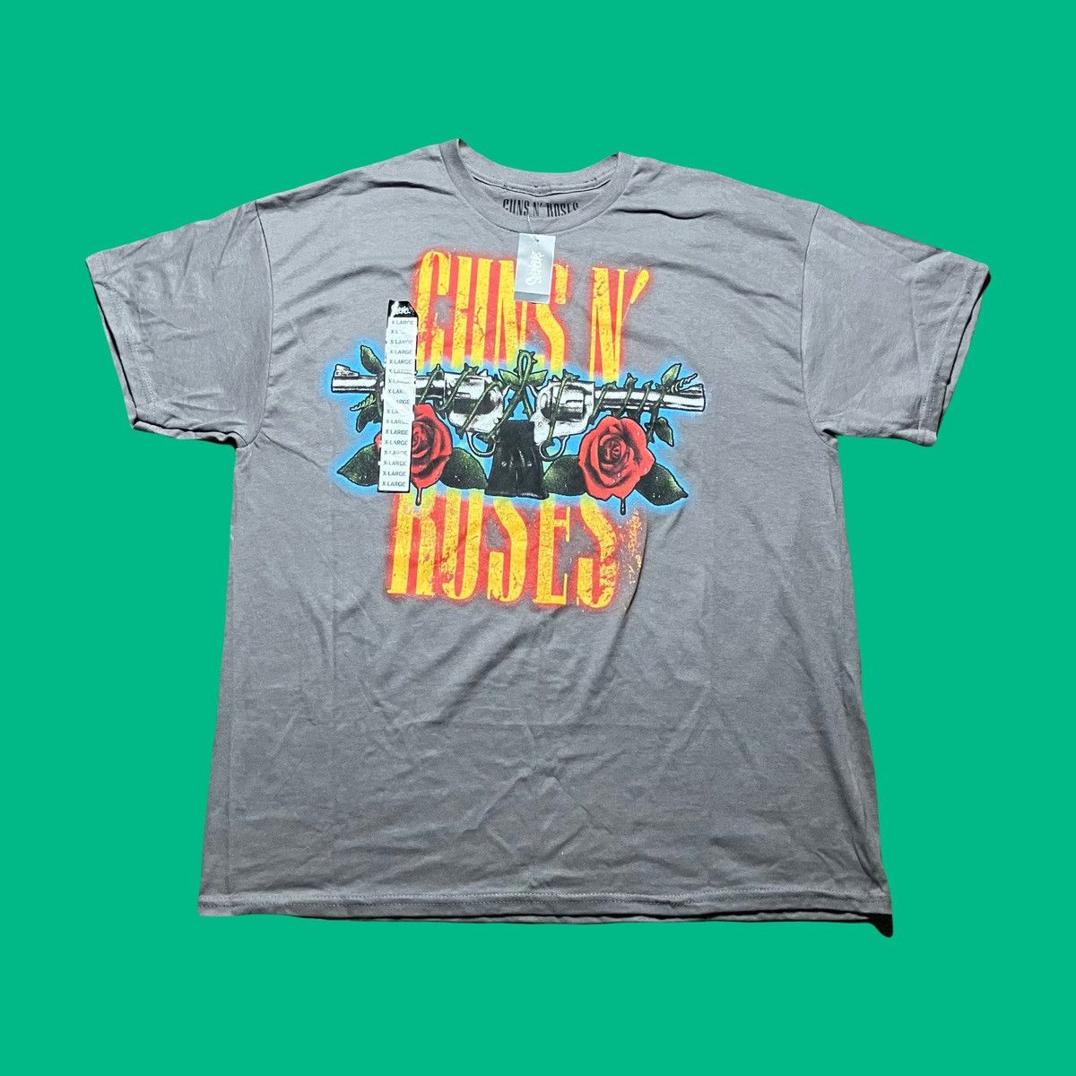 Band Tees × Guns N' Roses Spencer's Guns N' Roses Classic Rock Band T Shirt NWT Gray Size US XL / EU 56 / 4 - 1 Thumbnail