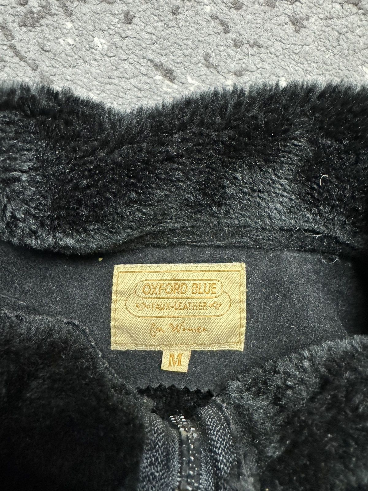If Six Was Nine × Le Grande Bleu (L.G.B.) × Vintage Vintage Y2K Suede Leather Style Fur Faux Collar Sleeve Jack Size US M / EU 48-50 / 2 - 6 Thumbnail