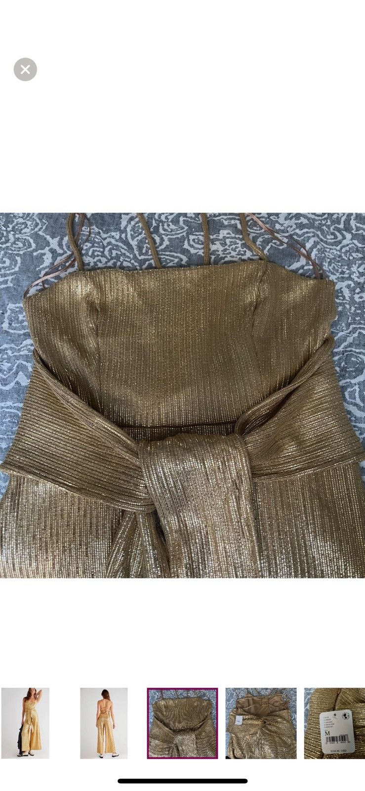 Free People Free people shimmer and shine jumpsuit Size 32" / US 10 / IT 46 - 4 Thumbnail