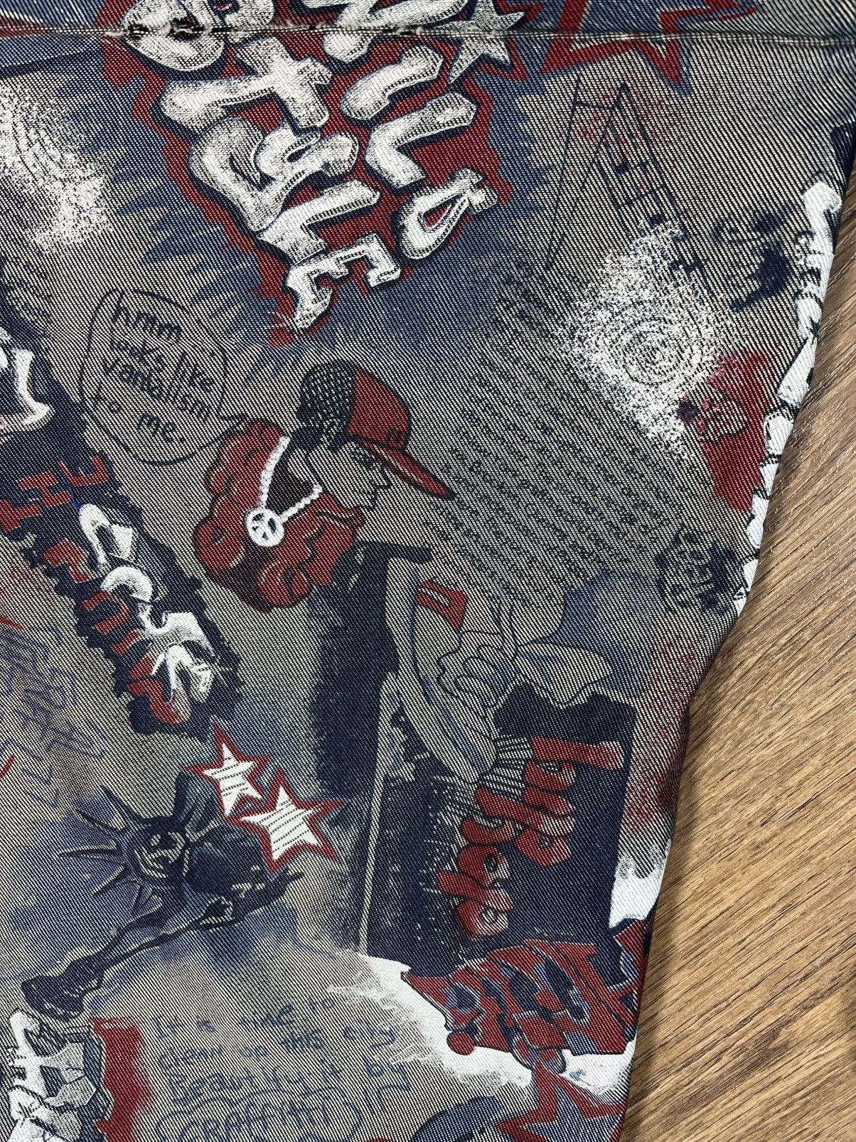 Rap Tees Y2K Wide Leg Graffiti Baggy Skate Vintage Hip Hop Rap Pants Size US 34 / EU 50 - 17 Thumbnail