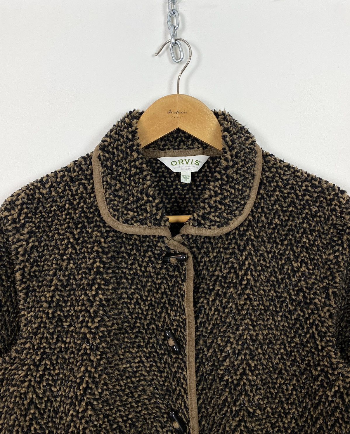 Orvis Orvis Fleece Teddy Jacket Womens Size M Fastening Pockets Size M / US 6-8 / IT 42-44 - 2 Thumbnail