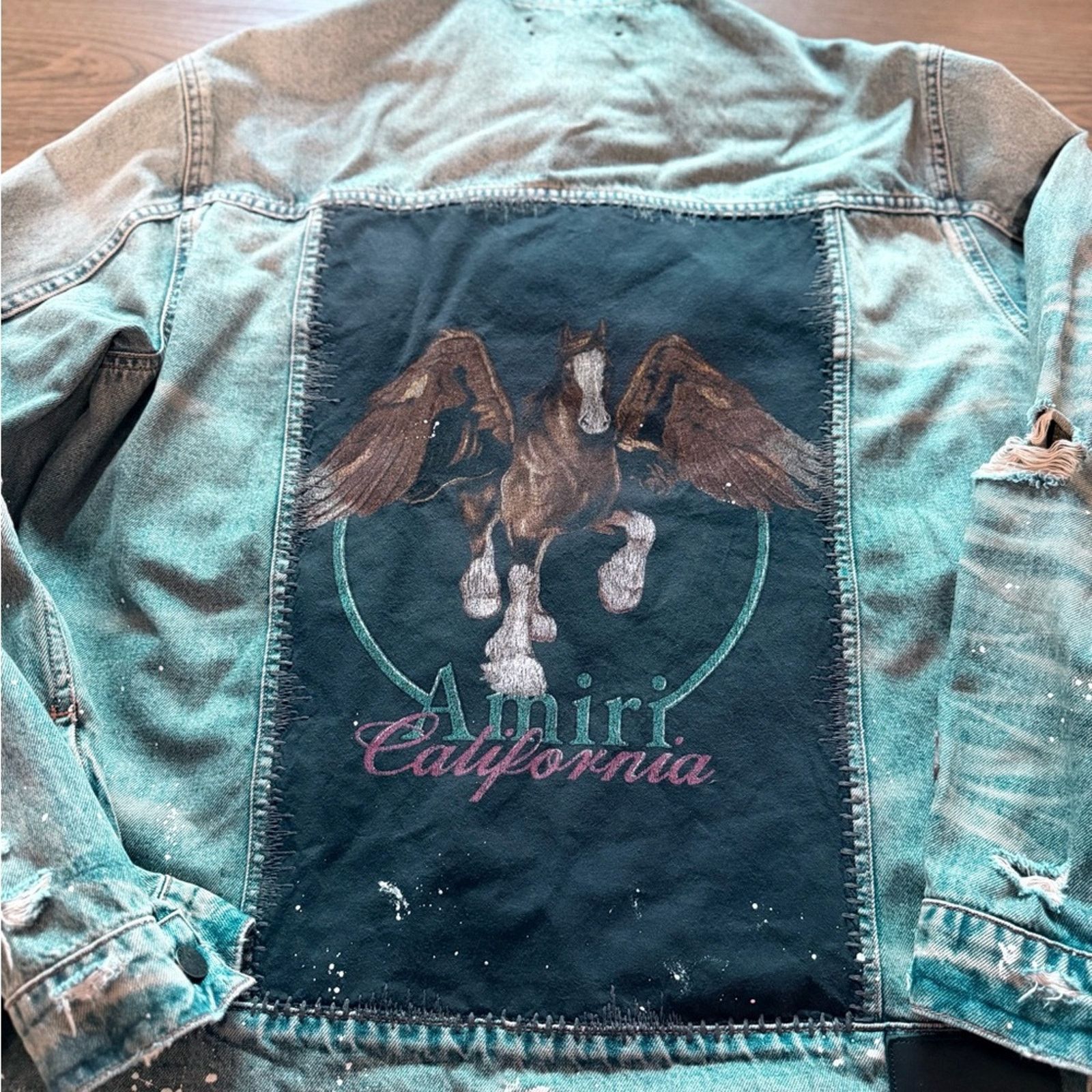 Amiri AMIRI AMIRI Vintage Pegasus Trucker Jacket Sz. M Sold Out Size US M / EU 48-50 / 2 - 7 Thumbnail