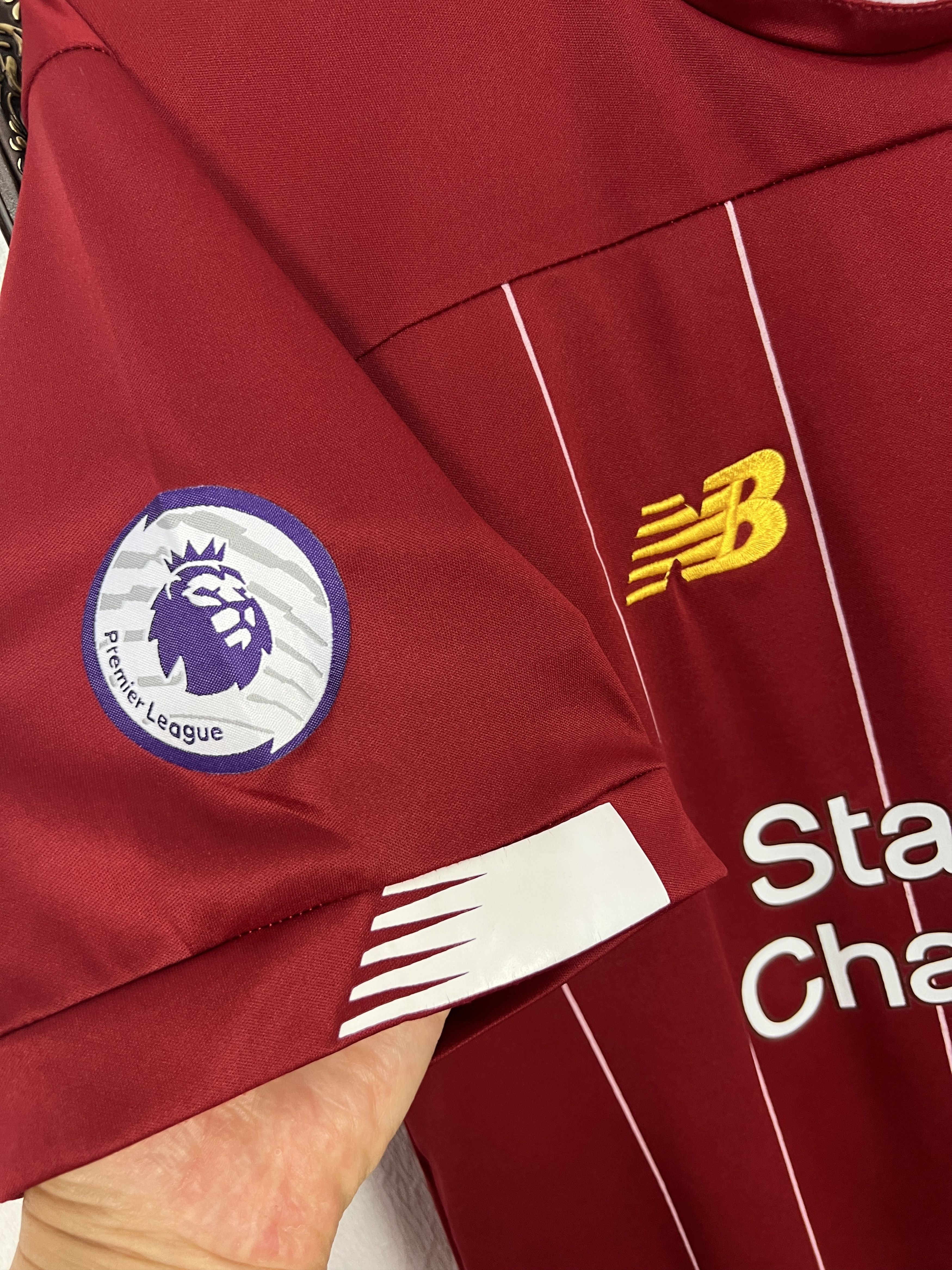 New Balance Liverpool Home football shirt 2019 Soccer Red Jersey Mens Size US XXL / EU 58 / 5 - 5 Thumbnail