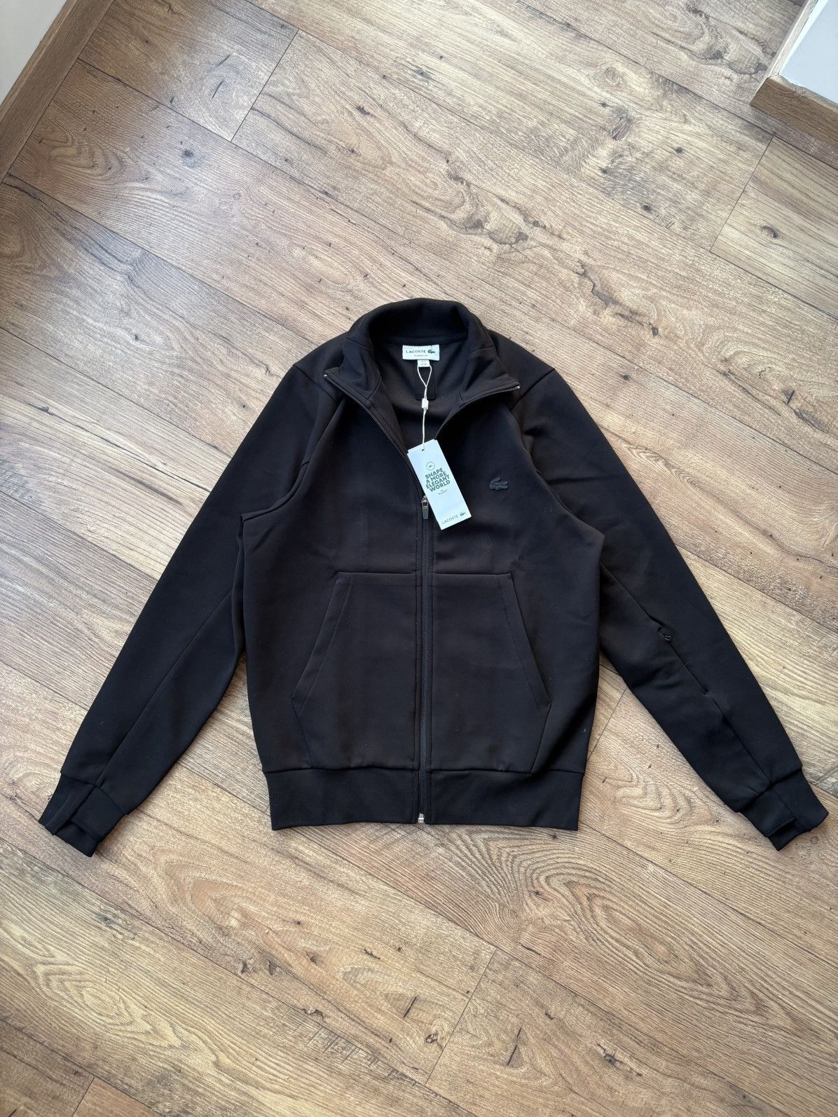 Lacoste Lacoste Men’s High Neck Cotton Blend Zip Jogger Sweatshirt Size US XS / EU 42 / 0 - 1 Thumbnail