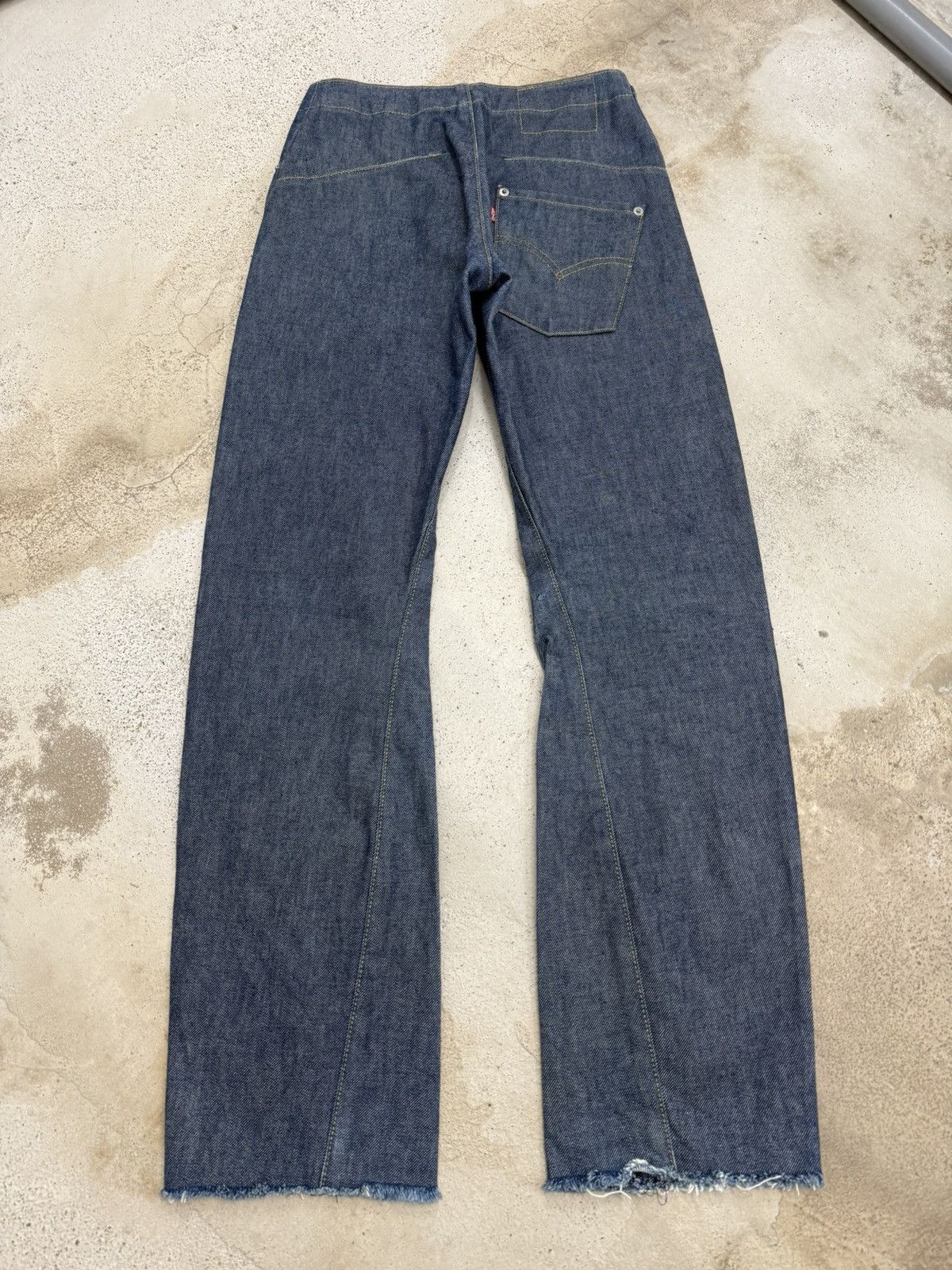 Levi's Levis Engineered Jeans Slim Unisex Denim Pants Size 25" / US 0 / IT 36 - 2 Thumbnail